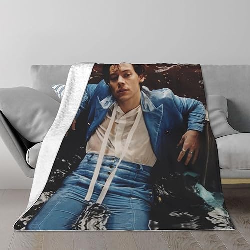 Manta de forro polar cálida ultrasuave para dormitorio sofá oficina viajes decoración del hogar 50 x 40 pulgadas