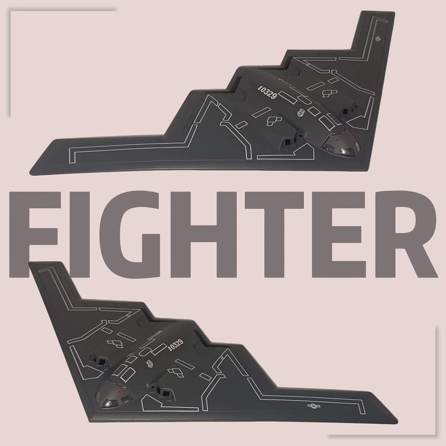 1:200 Scale Die-Cast Airplanes B-2 Fighter Jet Model Bomber Fighter Attack Plane Military Model Plane Collection Plane for Gifts