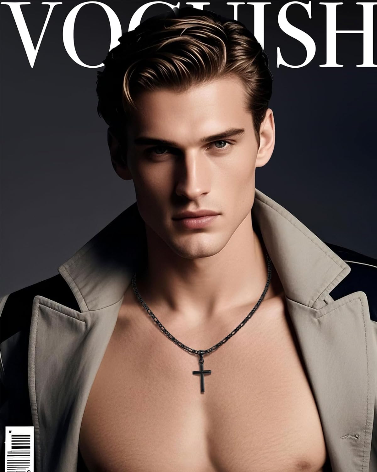 Cross Necklace with Luxury Gift Box - Top-grade 316L Stainless Steel Cross Pendant, Sleek Polished Design, Christian Jewelry for Men and Women - Image 2