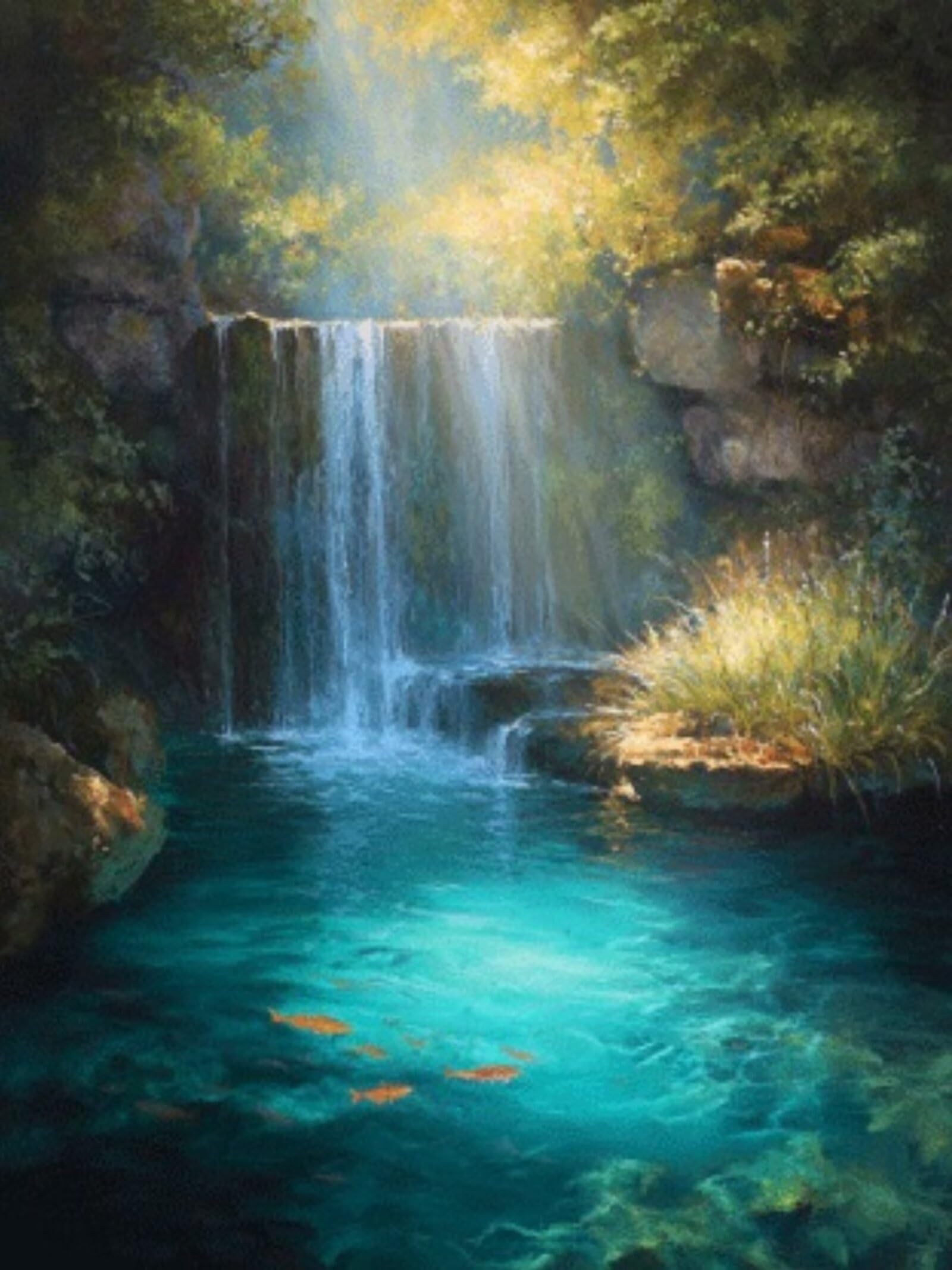 Diamond Painting Landschaft 90x120cm für Erwachsene, Kreativ-Set mit Zubehör, Diamant Malerei Fallen Bilder, Bastelset für Frauen, Stressabbau Relaxation, Daiments Painting Deko Geschenk. H-416