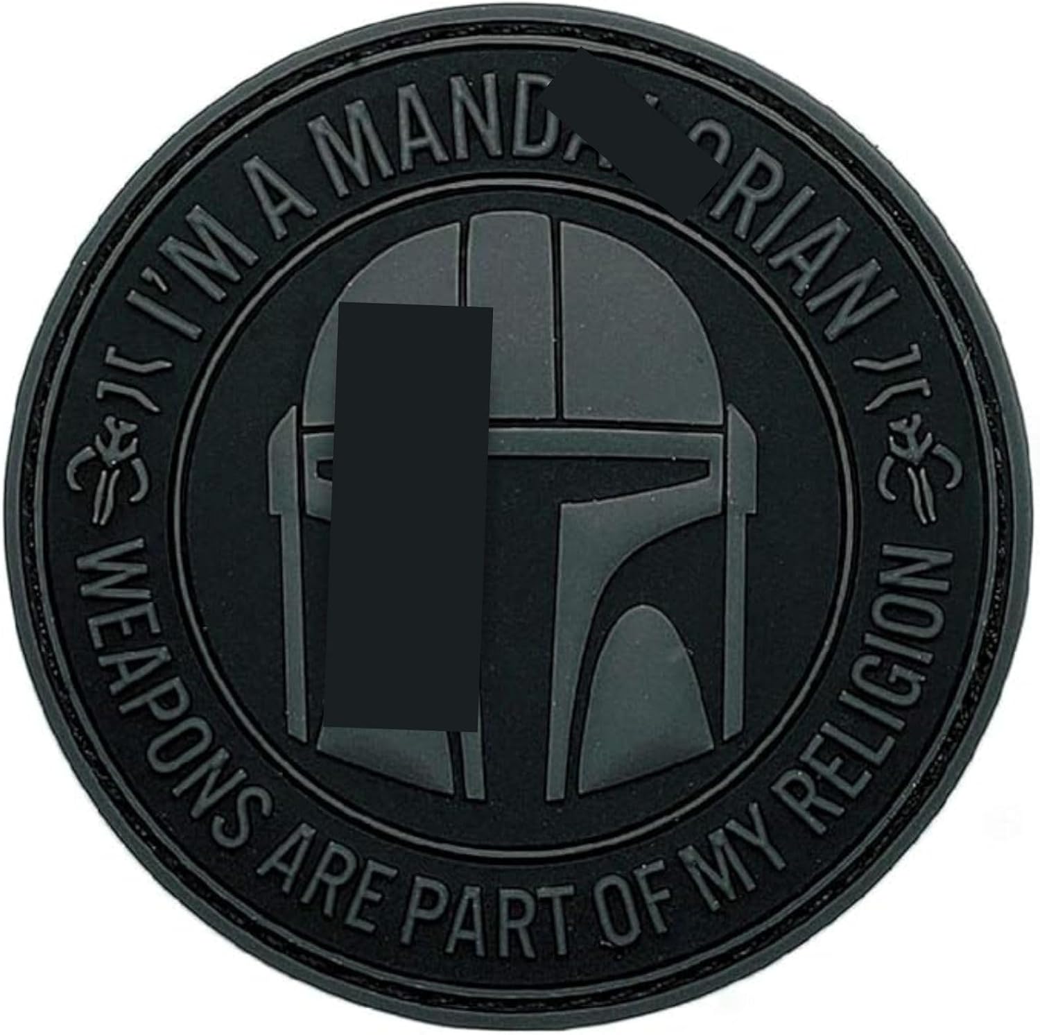 Miltacusa Weapons are A Part of My Religion Patch [3.0 inch-PVC Rubber - Hook Fastener Backing -MB15]