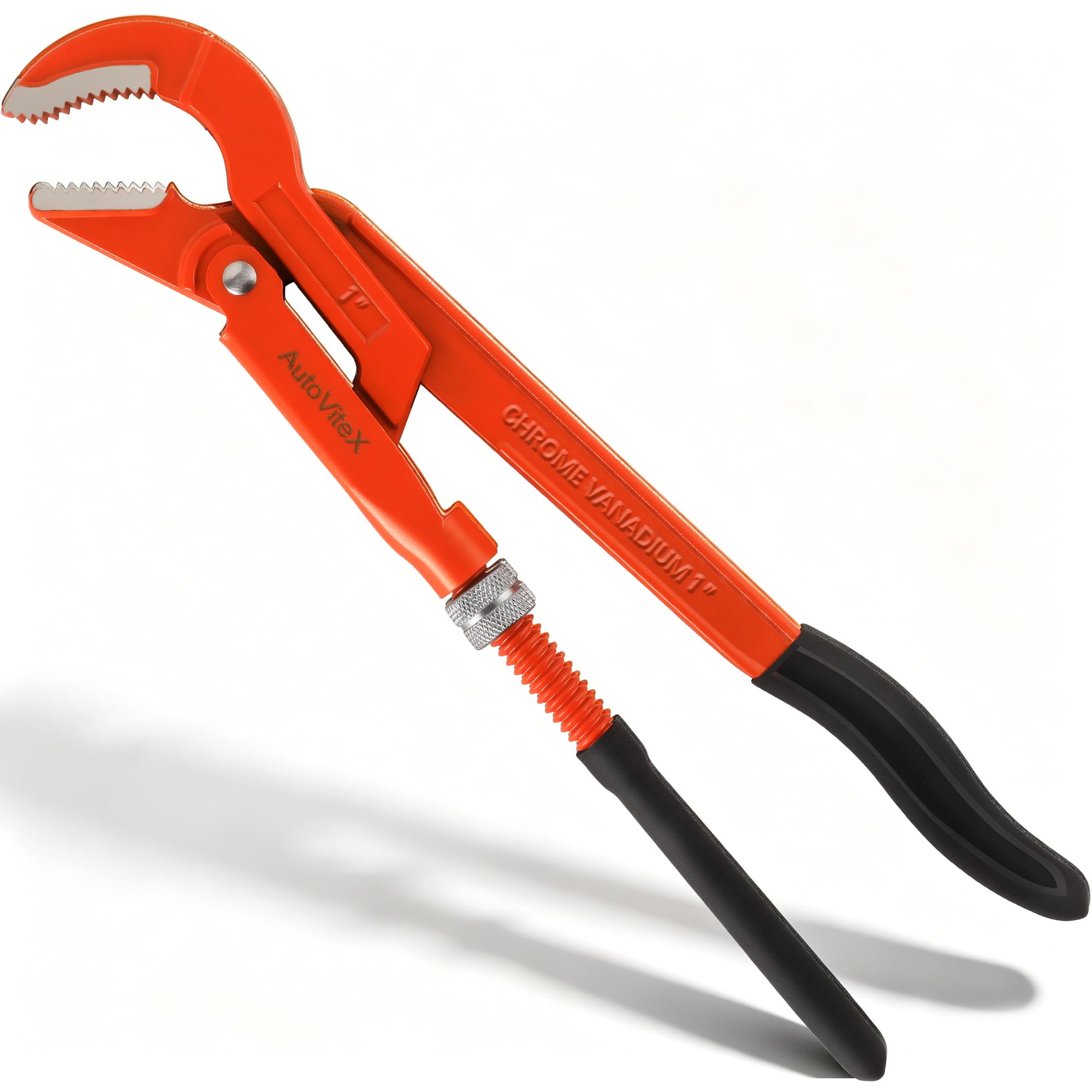 12-Inch 45°Angled Jaw Swedish Pipe Wrench