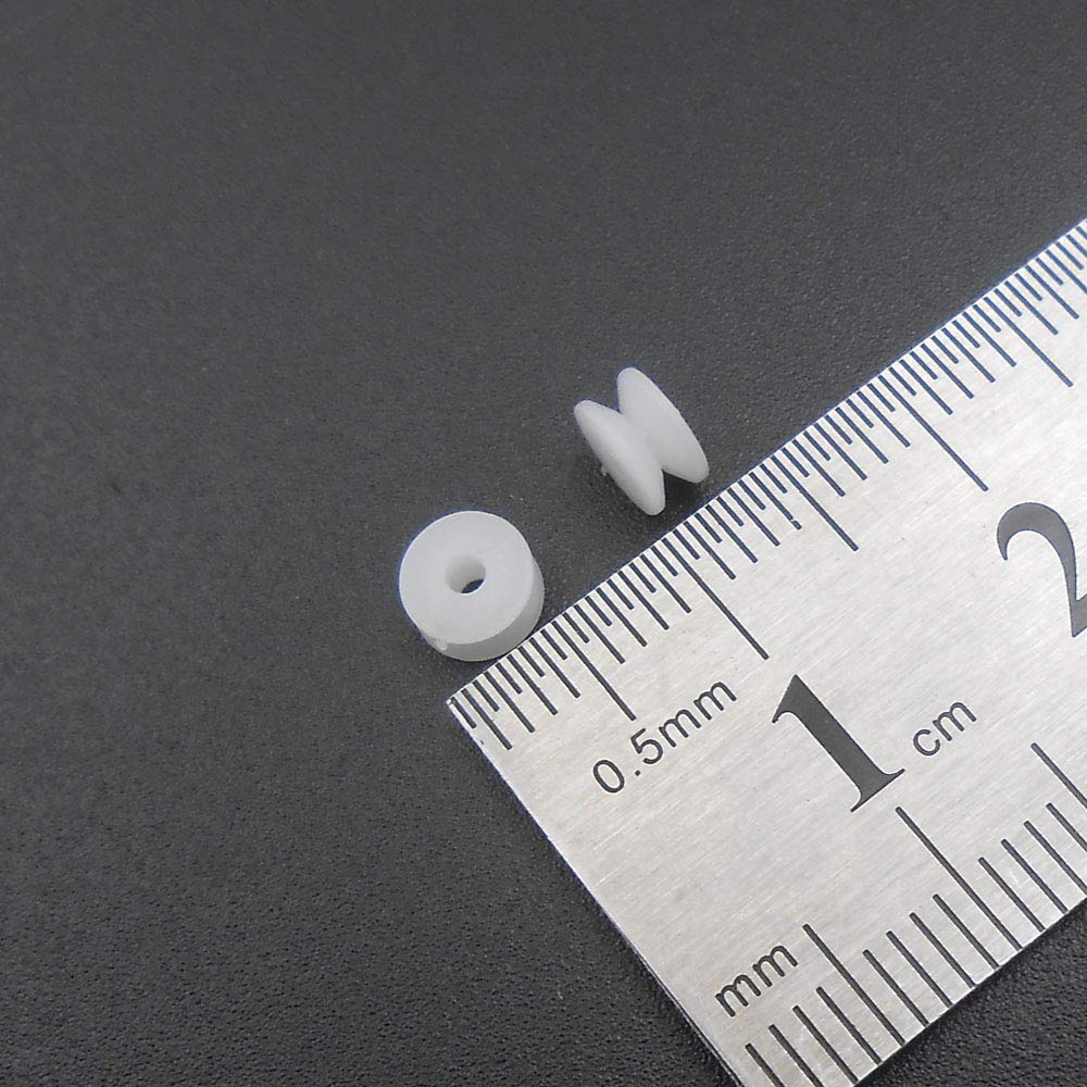 Tool Part for 1000PCS/LOT 5MM Plastic Pulley Gear Model Motor Wheels Outer Dia.5mm Shaft Pulleys Inner Dia.1.5mm 1.45MM White HQ XFD174X1000