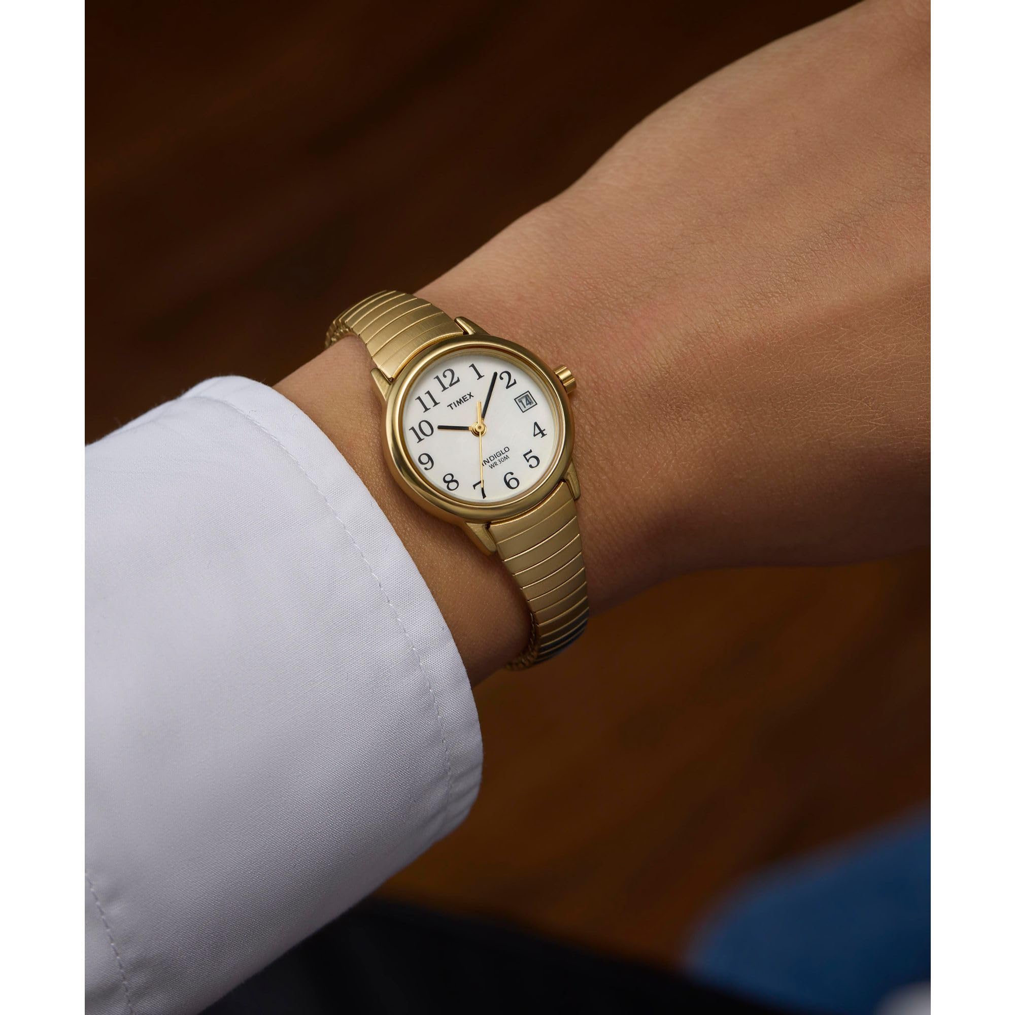 Timex Easy Reader damski 25 mm rozszerzenie pasek data okno kwarcowy zegarek