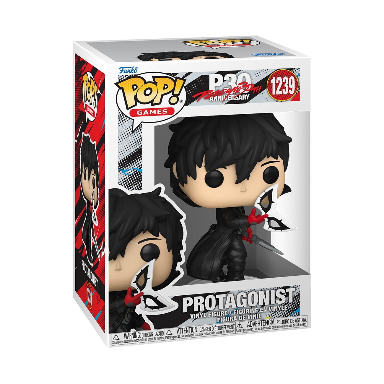 Funko POP! Games: Persona 5 - Protagonist - Collectable Vinyl Figure - Gift Idea - Official Merchandise - Toys For Kids & Adults - Model Figure for Collectors and Display