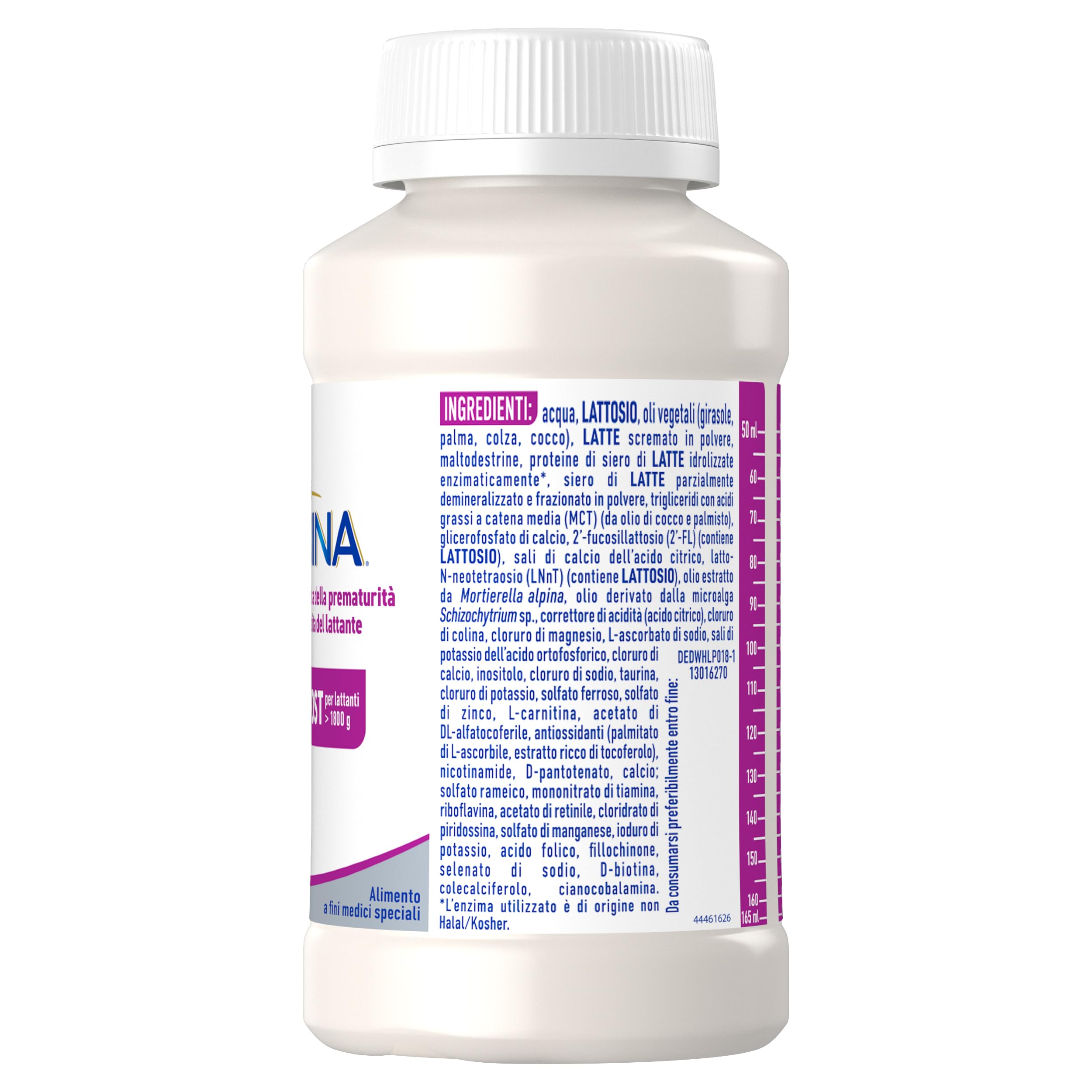 PreNIDINA Post Liquido Alimento a Fini Medici Speciali, 12 bottigliette da 200ml (2,4L)