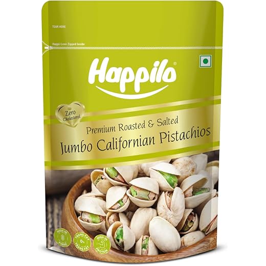 Happilo Premium Roasted & Salted Pistachios 500g
