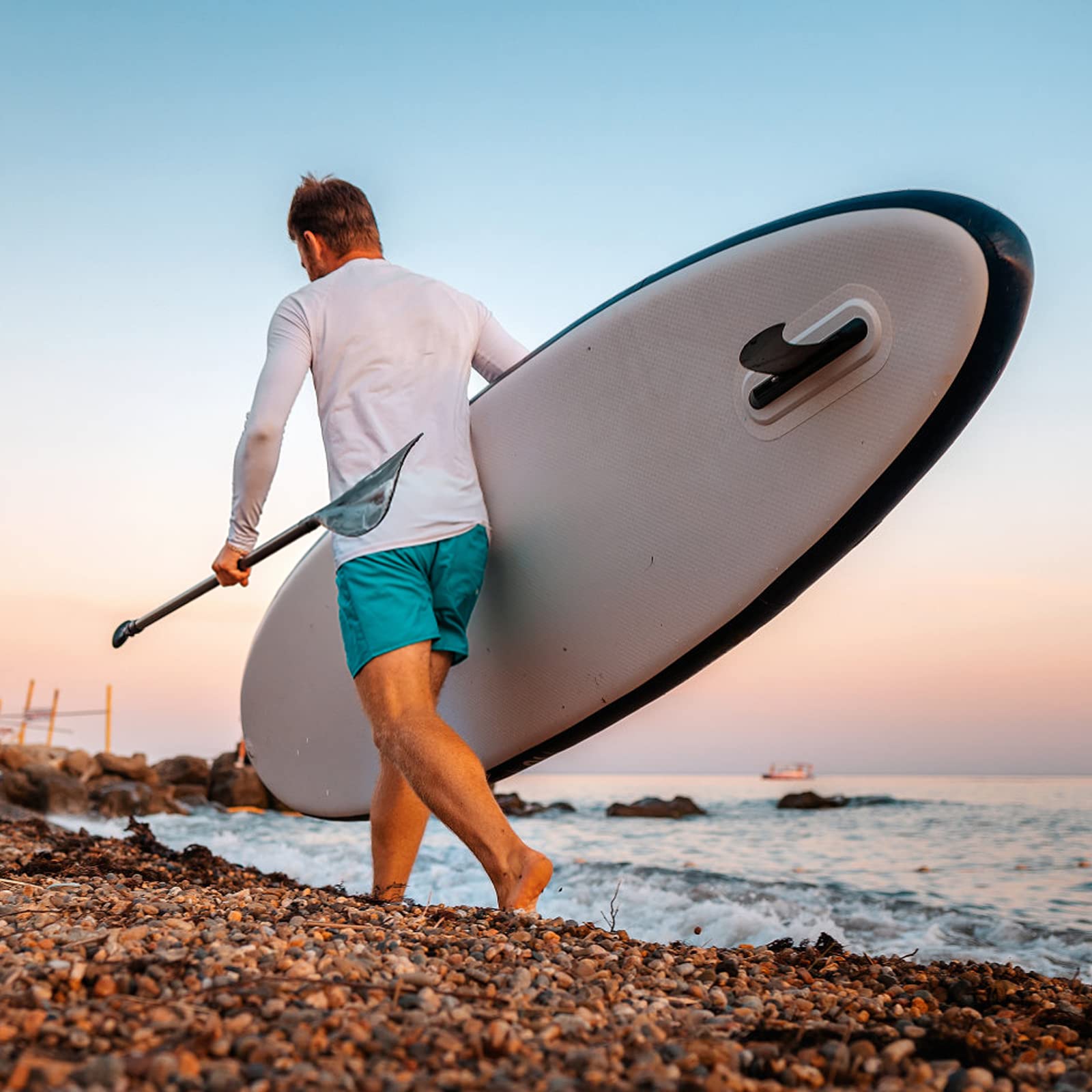 Aileron De Surf Détachable,Ailerons De Planche Surf,Aileron Paddle, Aileron Paddle Comme Fin SUP,Aileron Sup/Surf Universel 9 Inch Planche Pour Canoës Paddle Planche à Voile Longboard,Paddle Gonflable