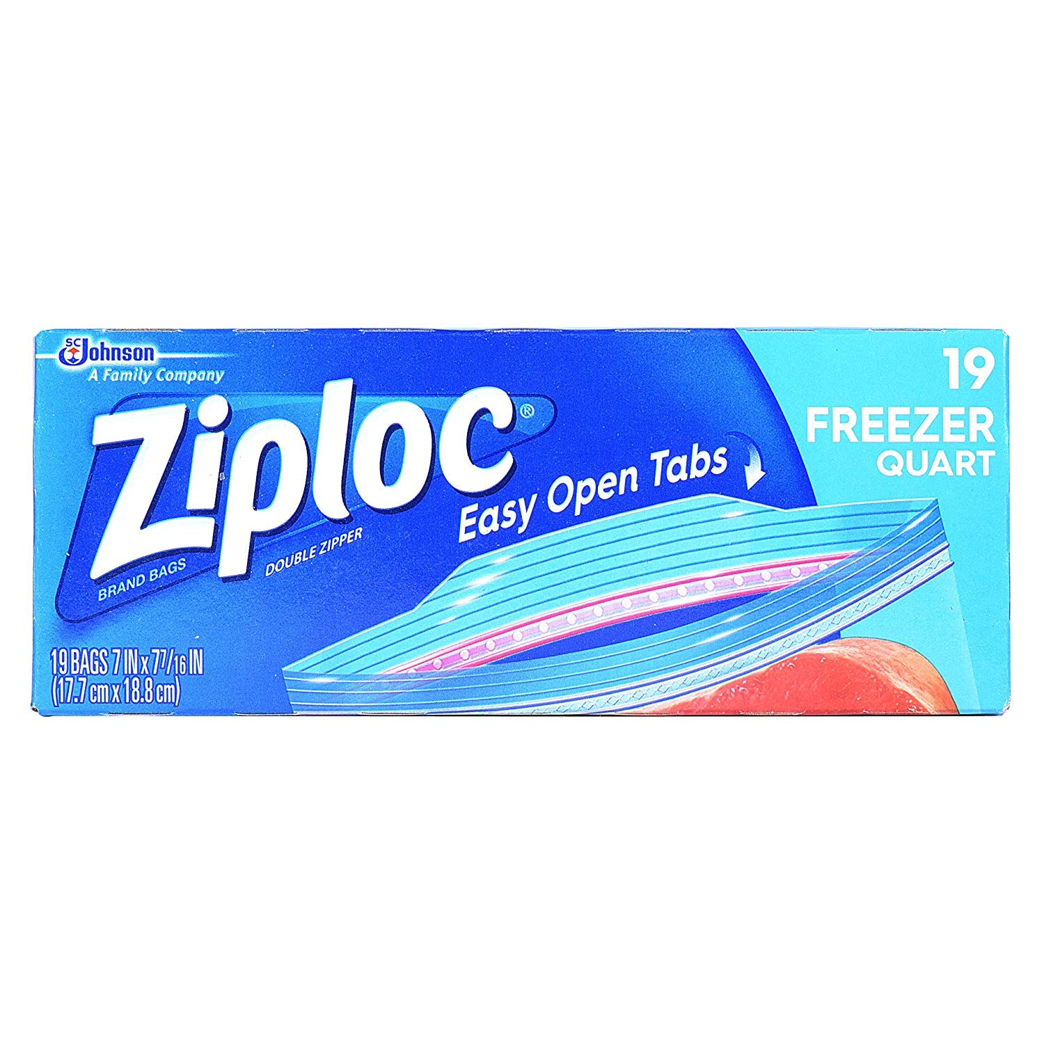 Ziploc Quart / Clear / 1.0 quarts Food Storage Bags