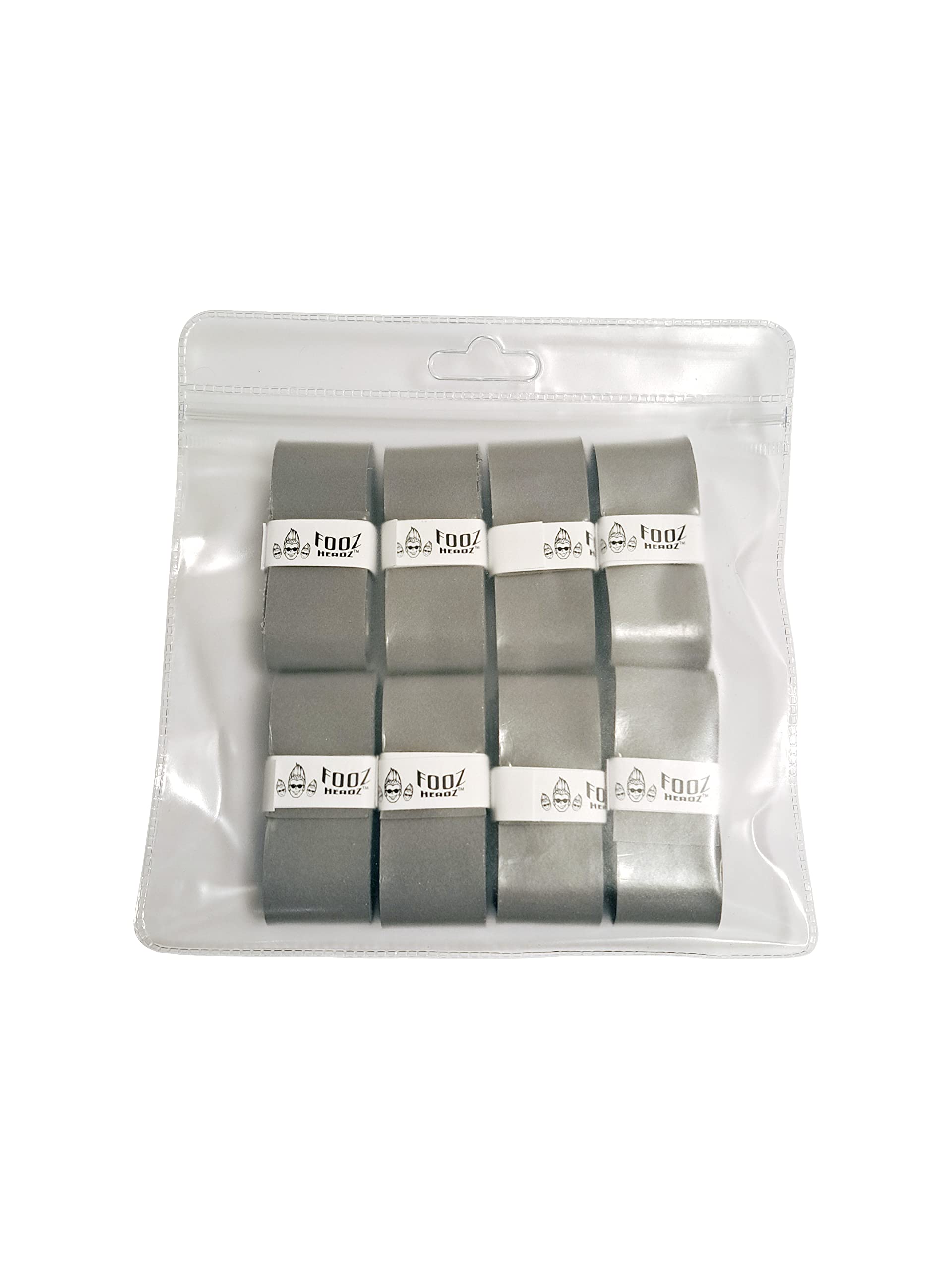 Foosball Wraps 8-Pack (Gray): Pro Foosball Table Tournament Handle Wraps
