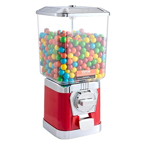 Miniatura 10 de VEVOR Máquina de chicles para niños, máquina expendedora de dulces caseros de 17 pulgadas de alto, dispensador de chicles de PC, máquina de chicle