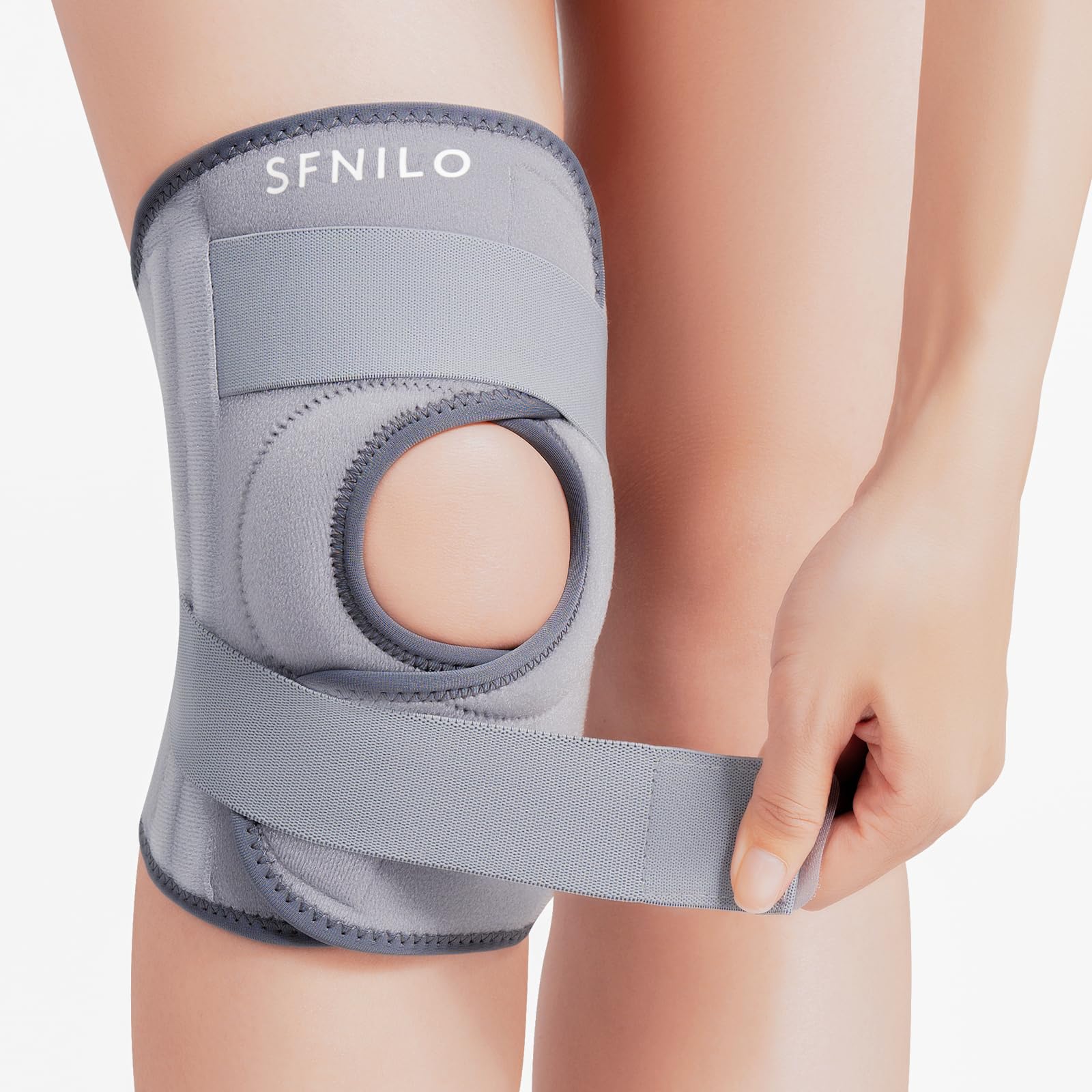 Amazon.co.jp: SFNILO 膝の痛みと関節炎のための膝サポーター - 半月板