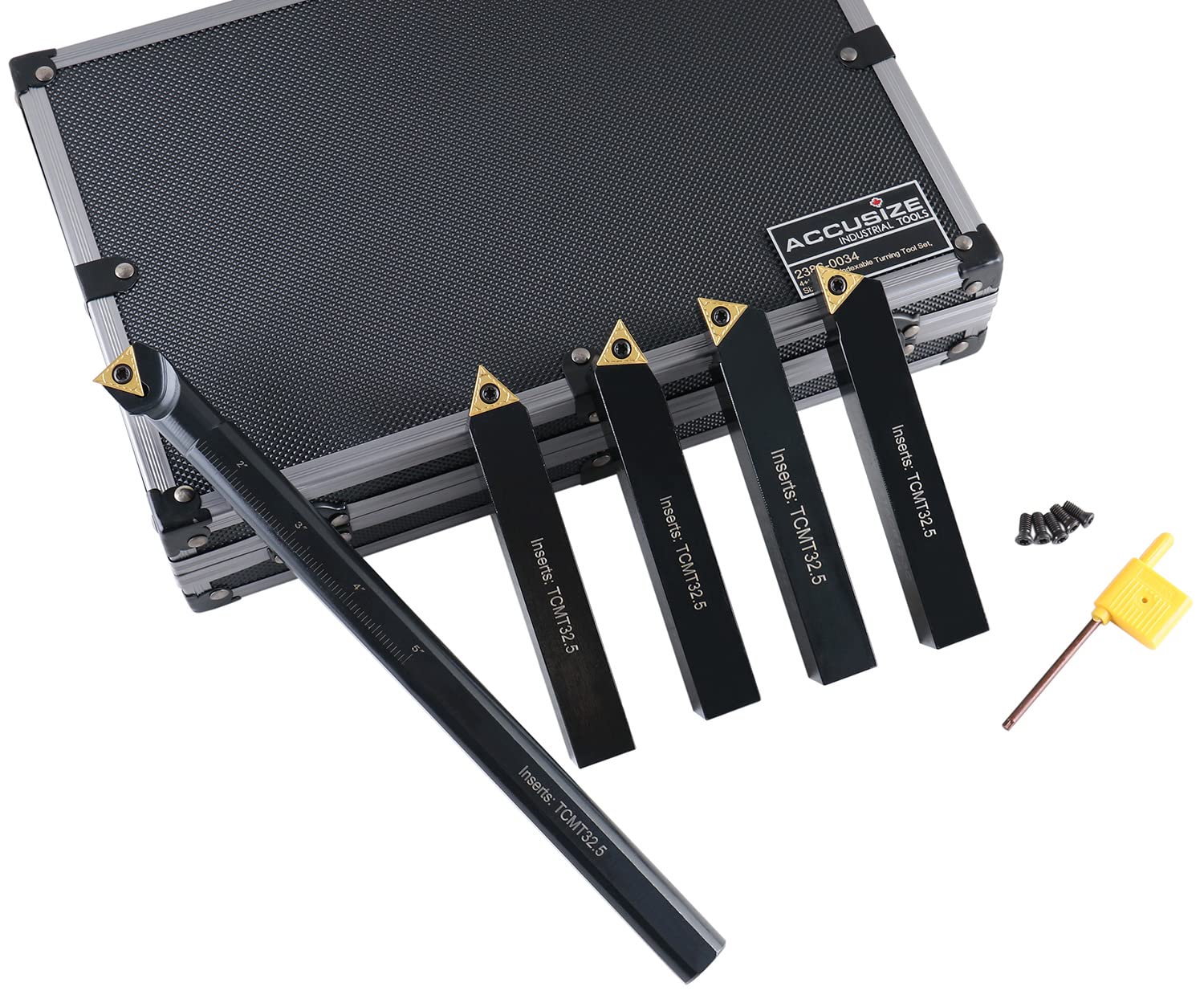Accusize Industrial Tools Mini Indexable Turning Tool Boring, 3/4 in — Amazon image 3
