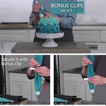 Pampered Chef Cake Decorating Bag Set