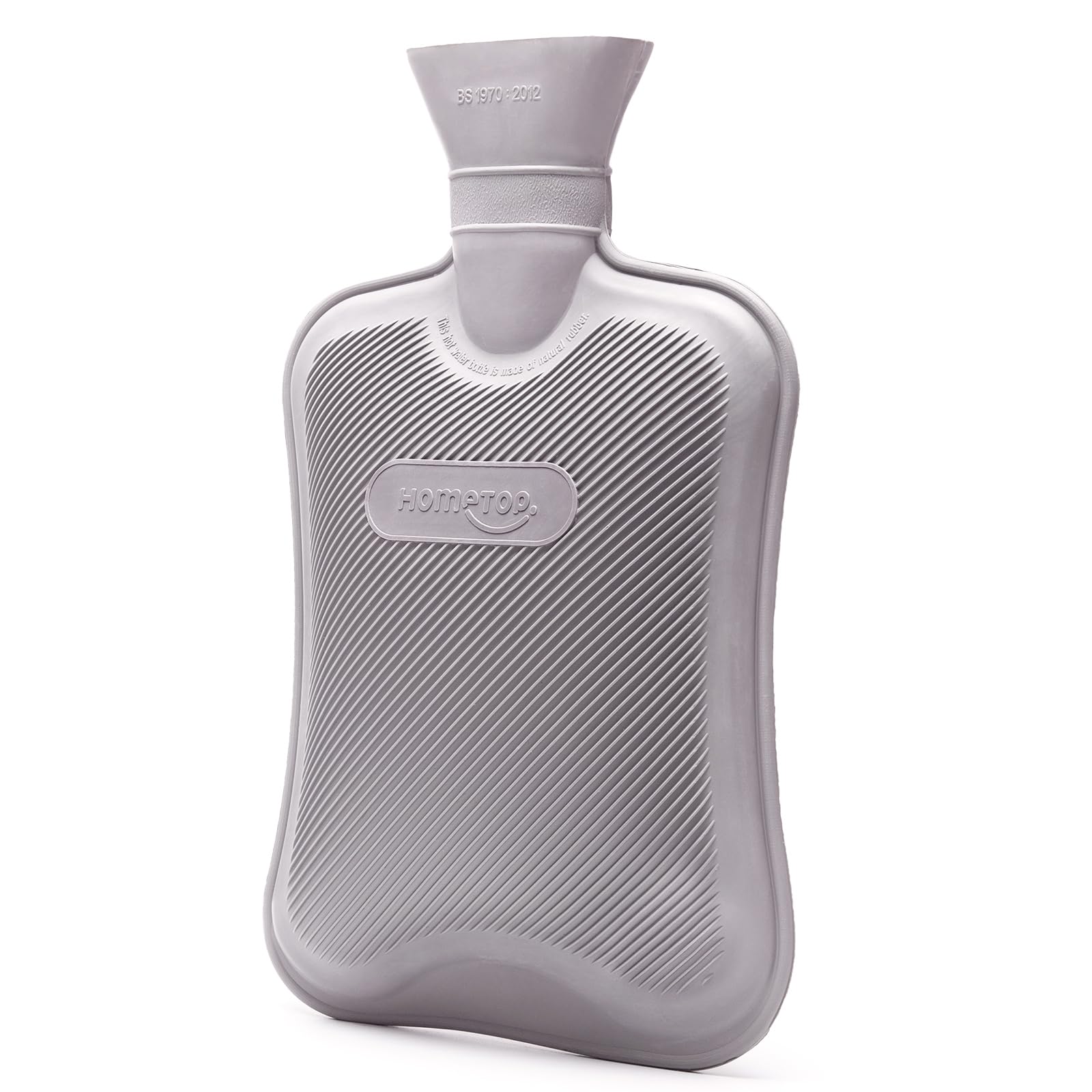 HomeTop Premium Classic Rubber Hot Water Bottle(Gray)