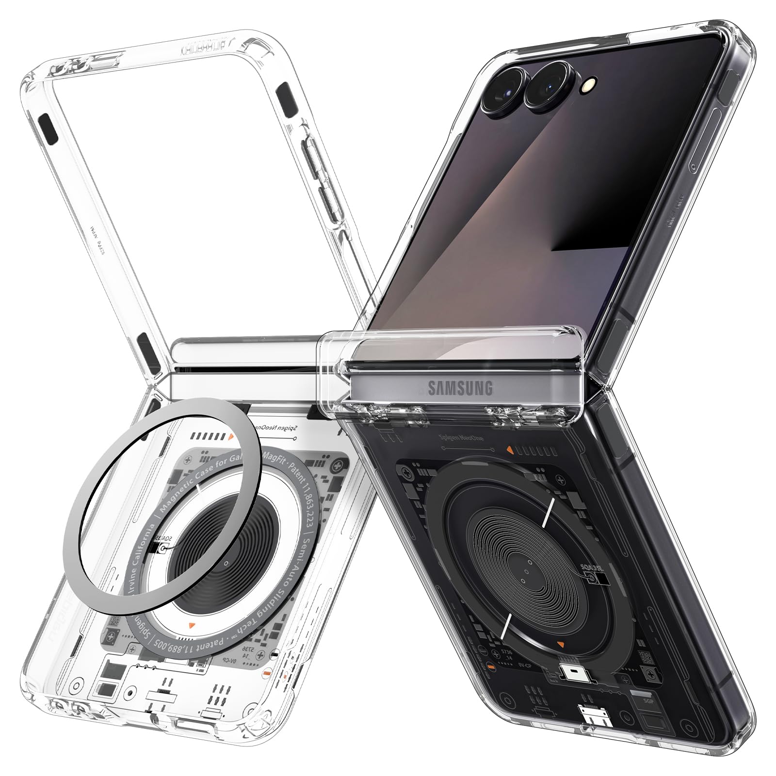 Amazon.com: Spigen for Galaxy Z Flip 7 Case, Ultra Hybrid Pro