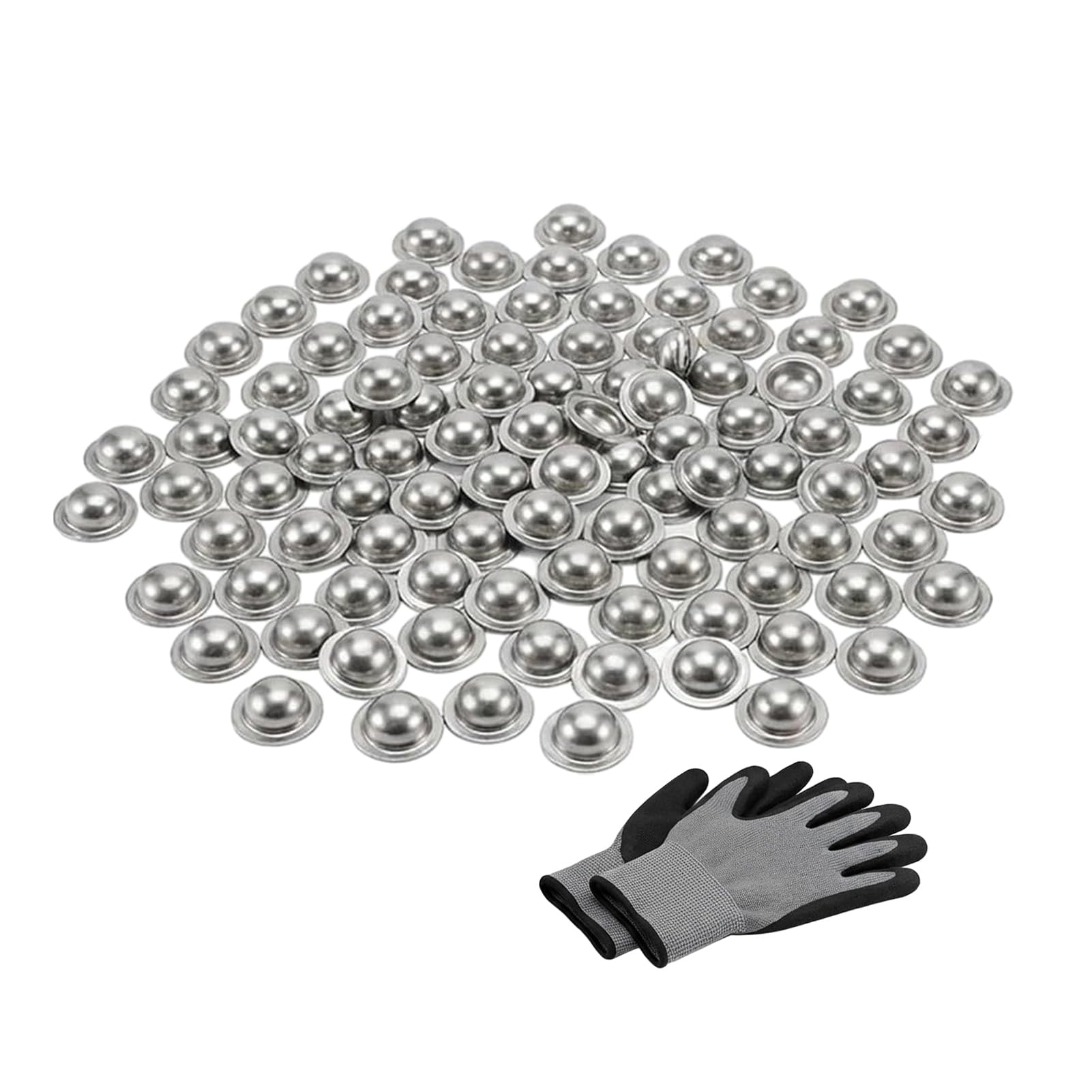 50/100 tappi a vite in acciaio inox per la riparazione di perdite sul tetto, coprono direttamente le teste delle viti esistenti, copertura rapida per