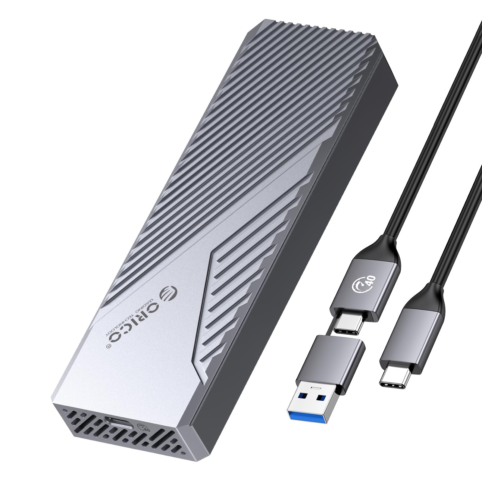 Thunderbolt 3 NVME M.2 SSD behuizing - Sky Grey - Groothandel-XL