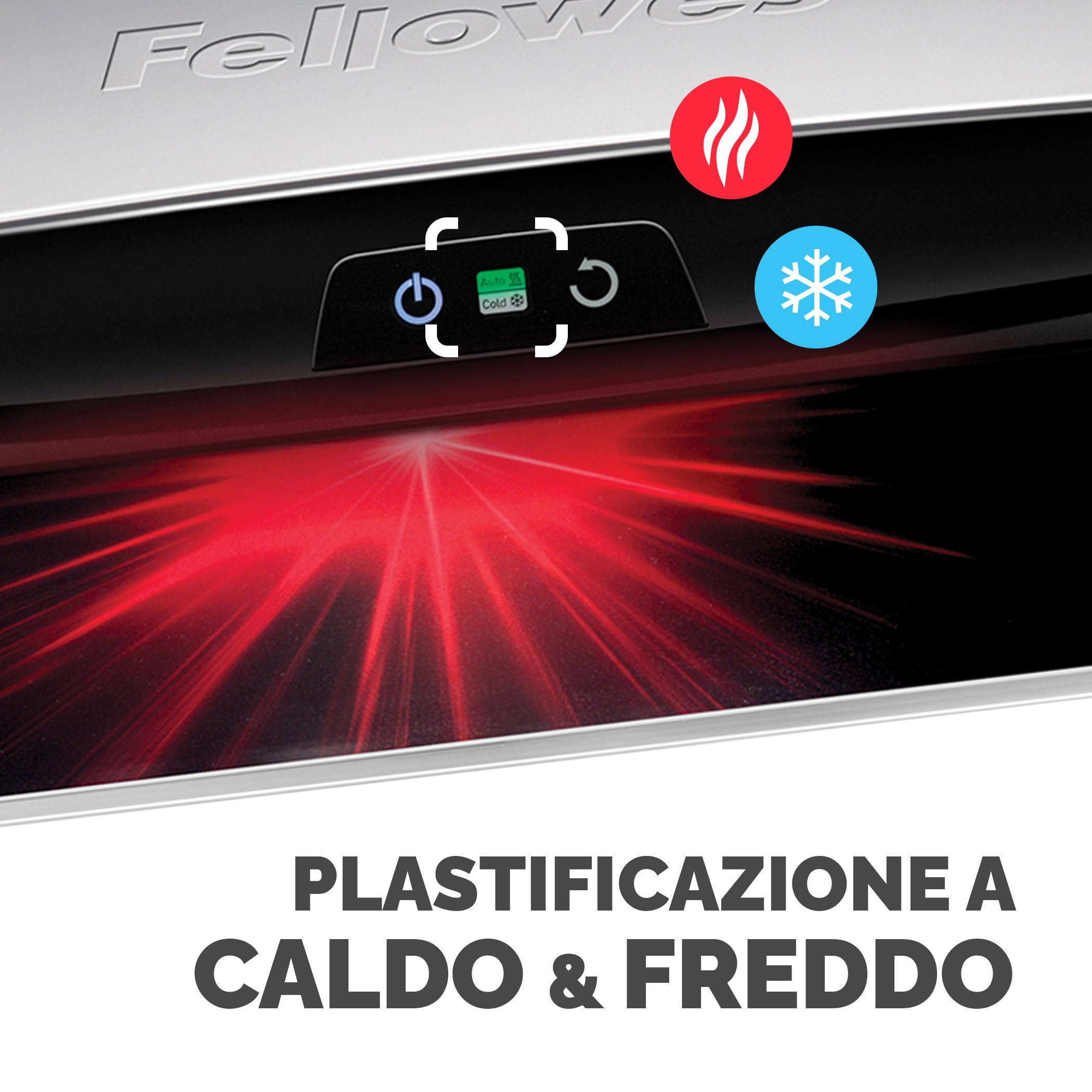 Fellowes Plastificatrice Neptune A3, formato A3, fino a 175 micron, per ufficio, Plastificatrice con Tecnologia AutoSense, Instaheat e Heatguard, Riscaldamento in 1 Minuto, incluso starter pack