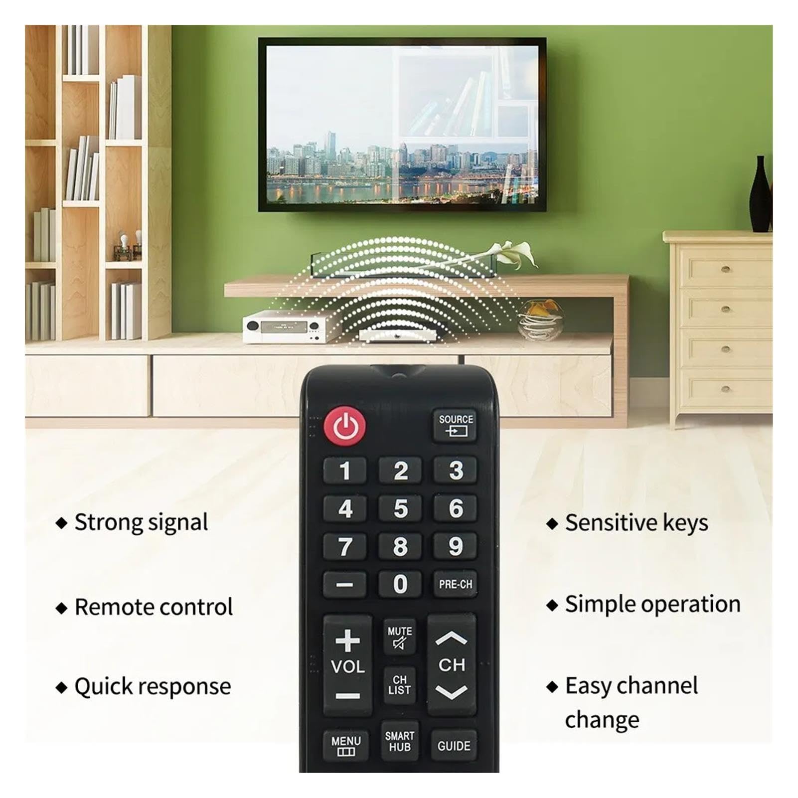 Télécommande Smart TV 1/3/5 pièces