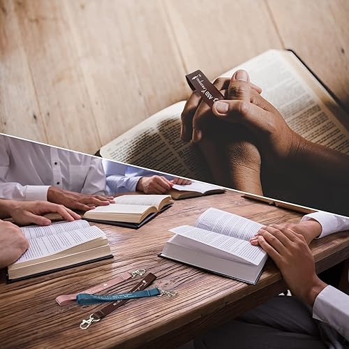 Miniatura 6 de Inbagi 50 llaveros cristianos de graduación cristiana, llavero religioso, versículo bíblico para fiesta cristiana (colores elegantes)