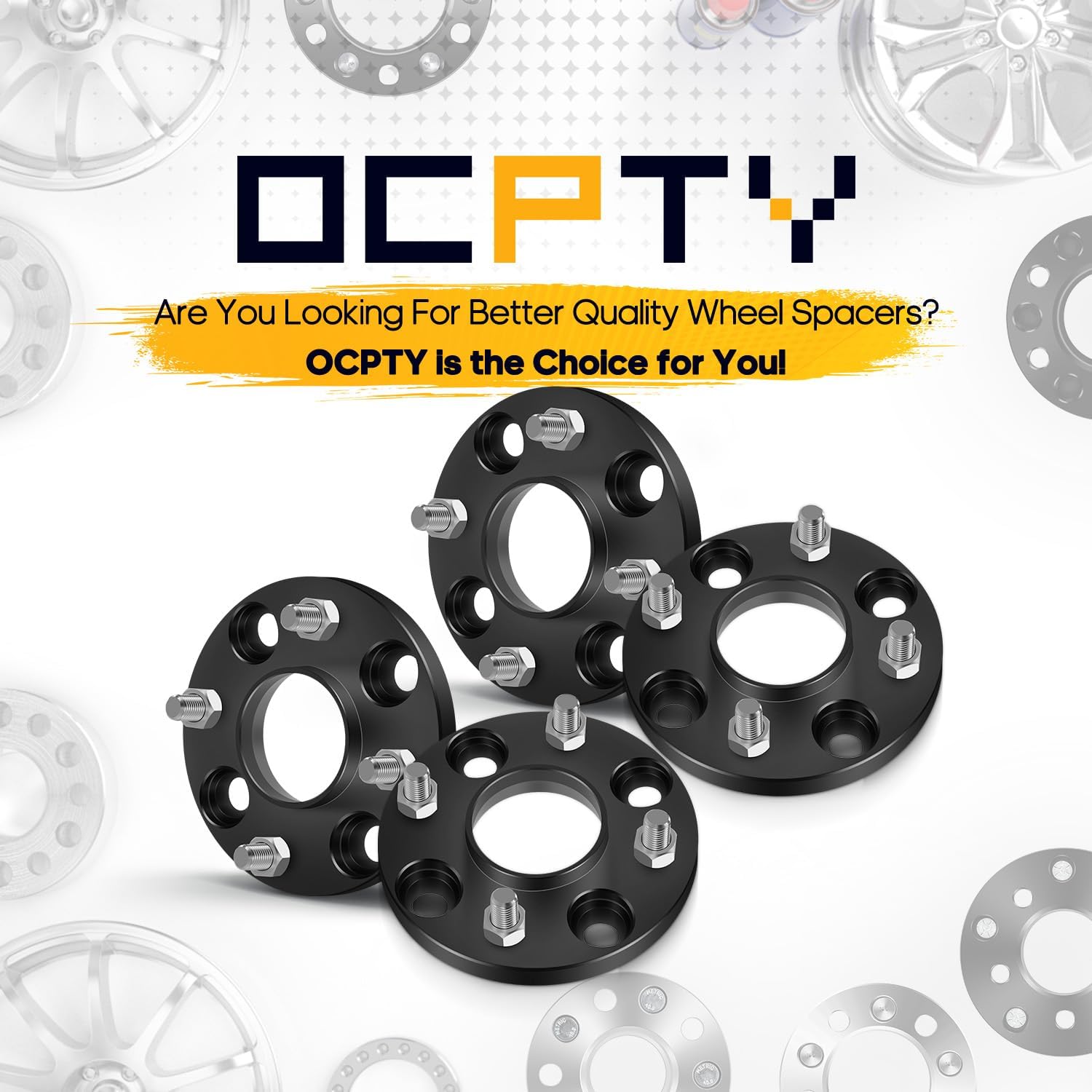OCPTY 4PCS 15mm Wheel Spacers 4x4.5 to 4x4.5 Wheel Adapters 12x1.25 Studs 66.1mm Center fit for 1984-1988,1995-1998 for Nissan for 200SX / 1993-2001 for Nissan for Altim