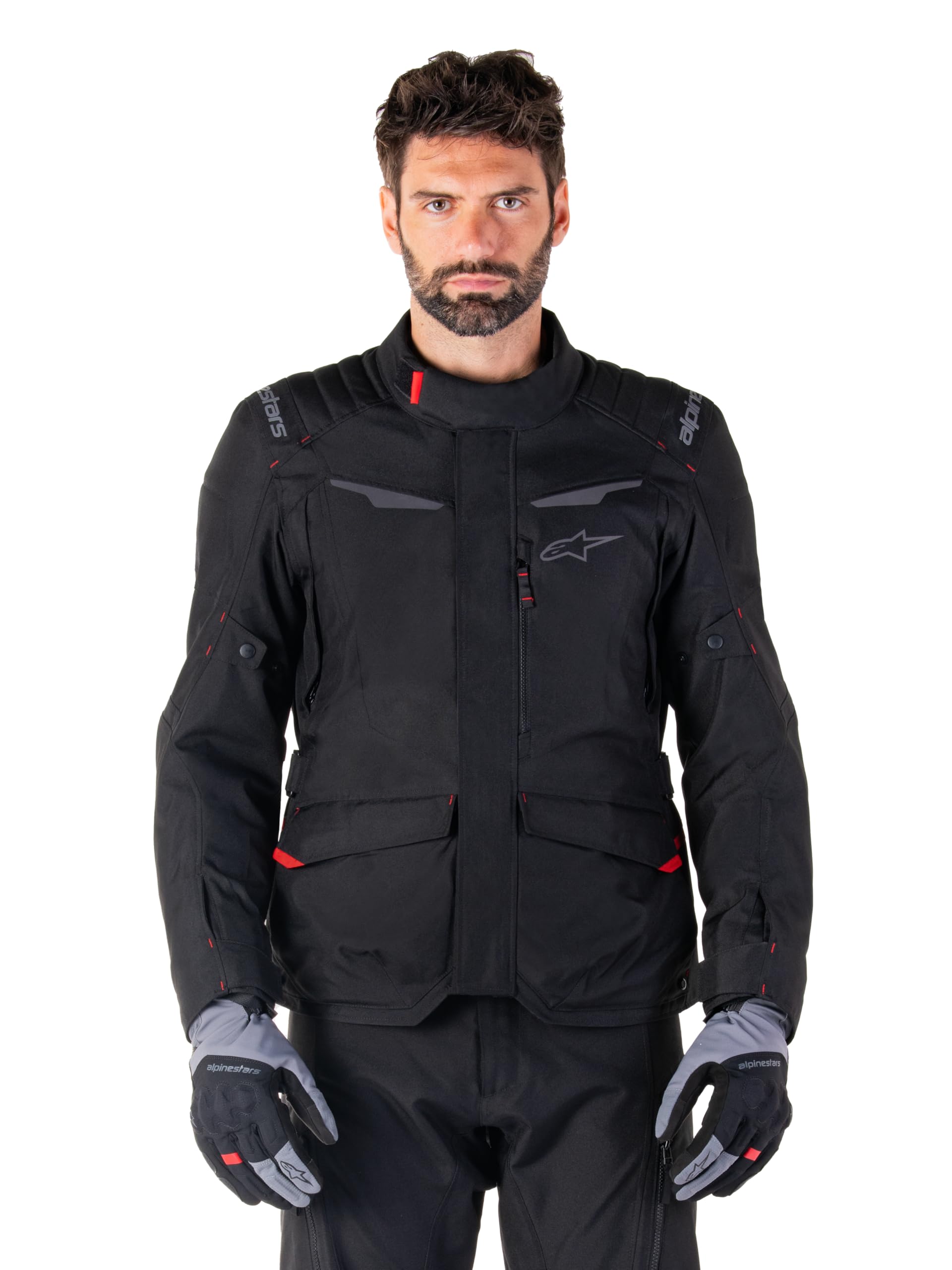 Alpinestars ST-1 impermeabile Giacca tessile moto, nero, M
