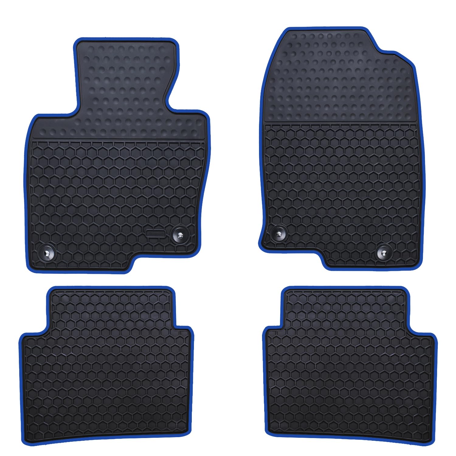 Ucaskin Car Floor Mats Custom Fit for Mazda CX 5 CX-5 SUV 2017 2018 2019 2020 2021 2022 2023 2024 2025 2026 & UP Odorless Washable Rubber Foot Heavy