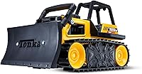 Vista 1 de Tonka Steel Classics Bulldozer - Fabricado con acero y plástico resistente, camión de construcción de juguete amarillo, niños y niñas, niños, niños