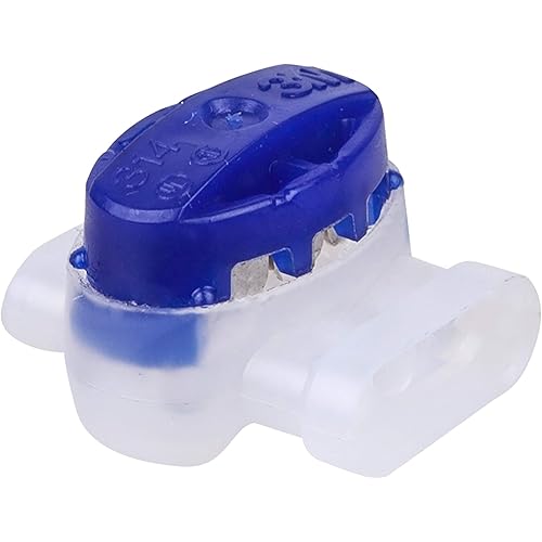 Worx 5 x Kabelverbinder für Landroid Mähroboter, WA0198, Blau