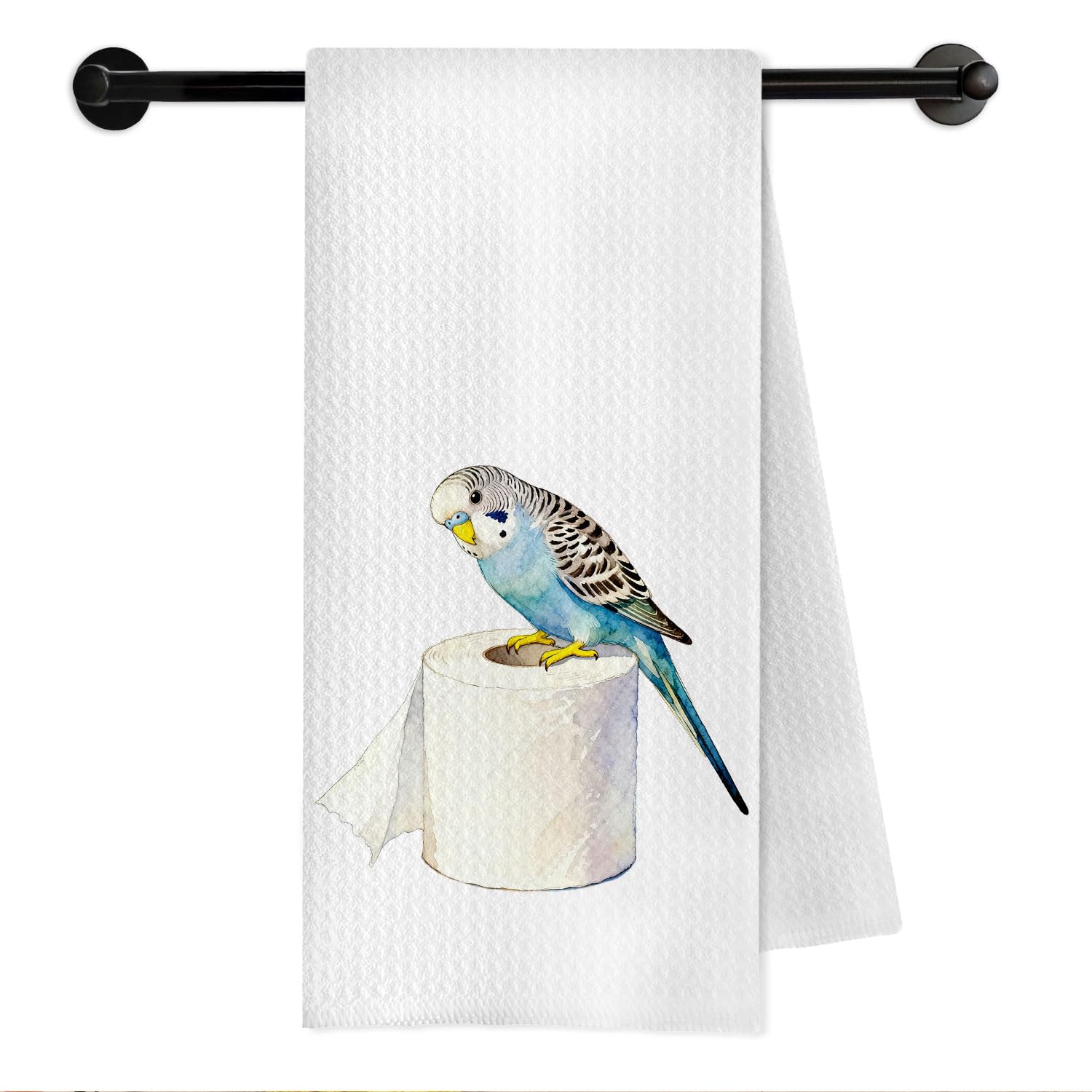 Blue Chinoiserie Bath Towels - Floral Decor -10