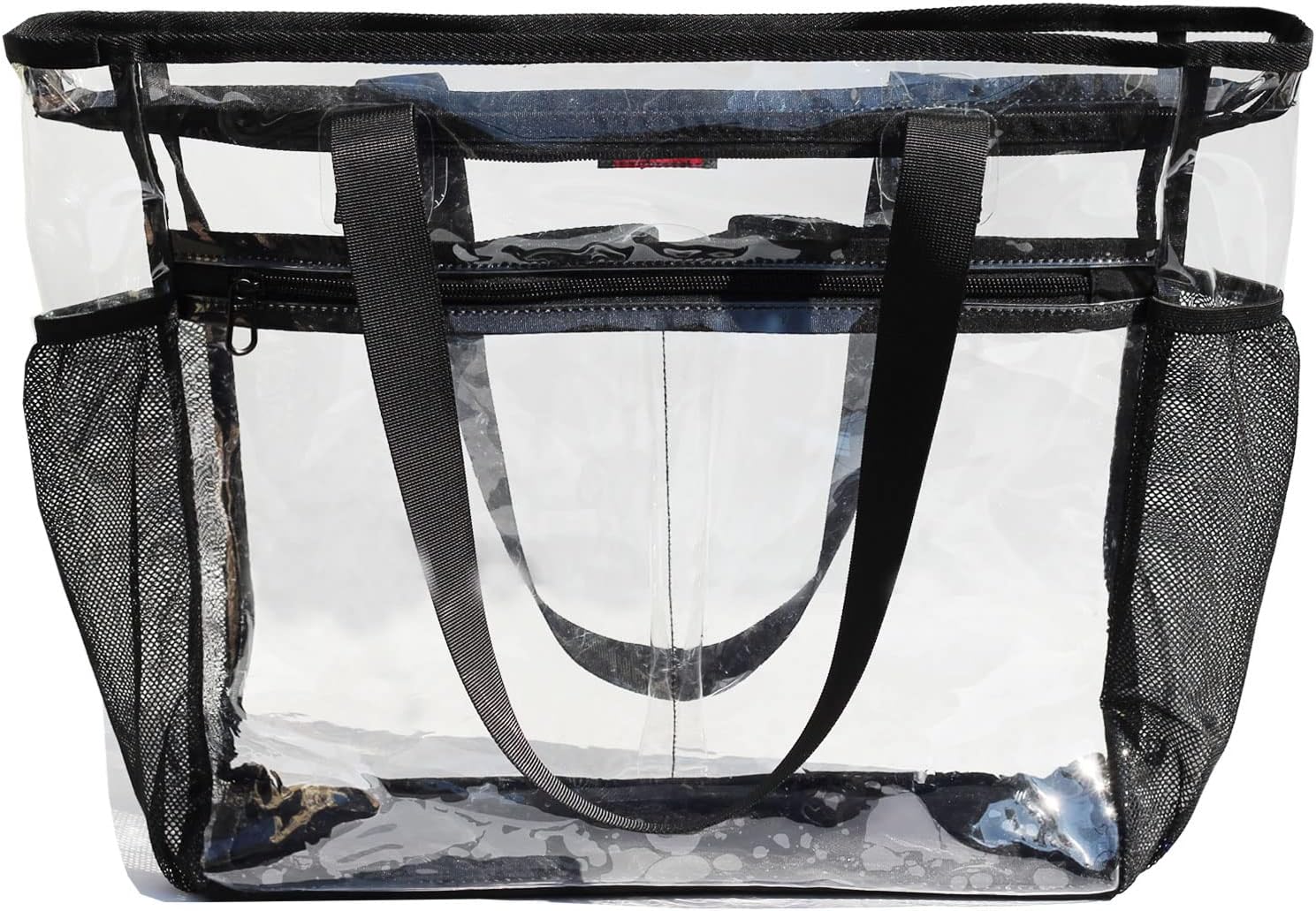 ESVAN Clear Tote bags Stadium Approved Security Travel Gym See Through Bags for Work Sports Concerts Travel Beach - Image 3