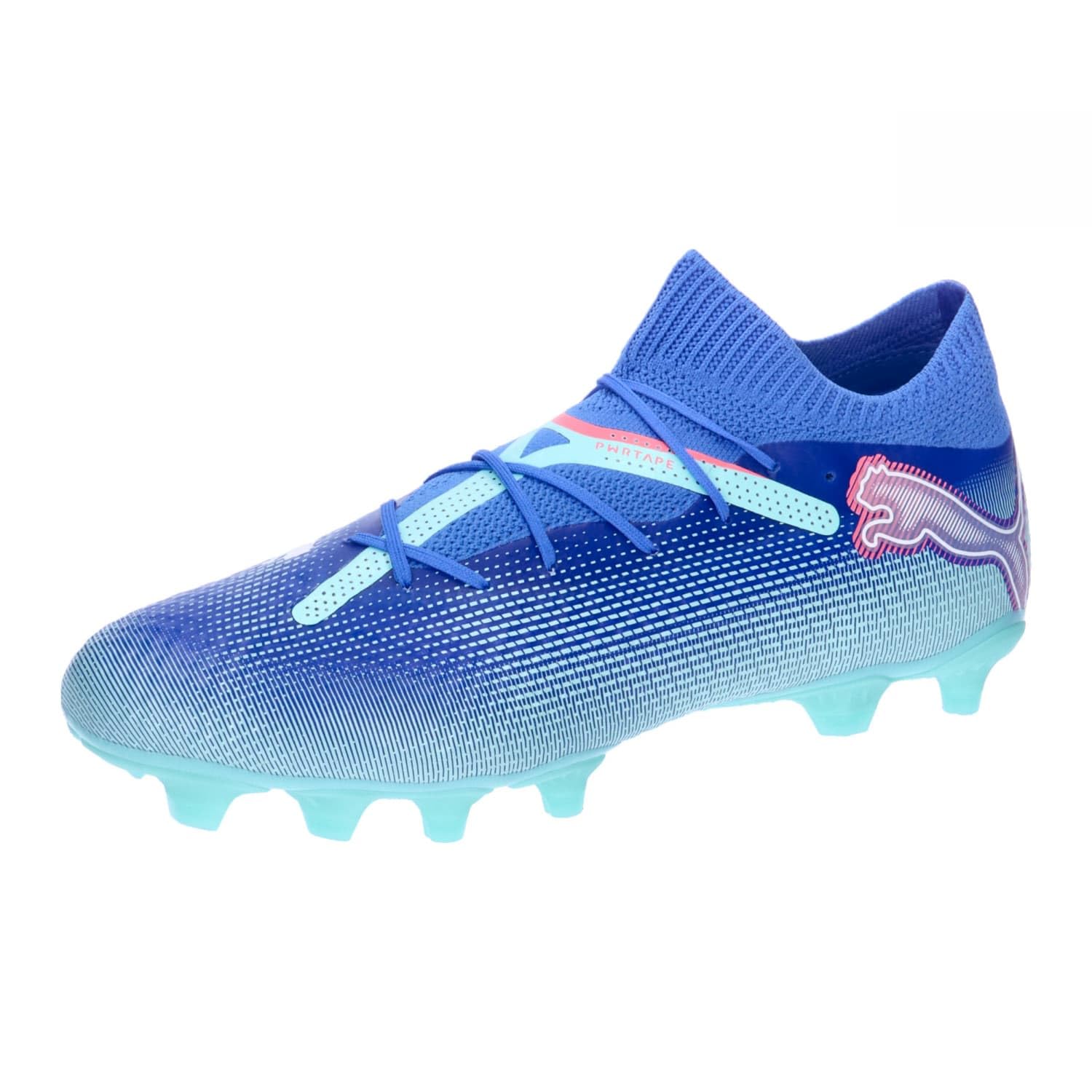 PUMA Unisex Adults Future 7 PRO FG/AG Soccer Shoe, BLUEMAZING-PUMA White-Electric Peppermint, 42.5 EU