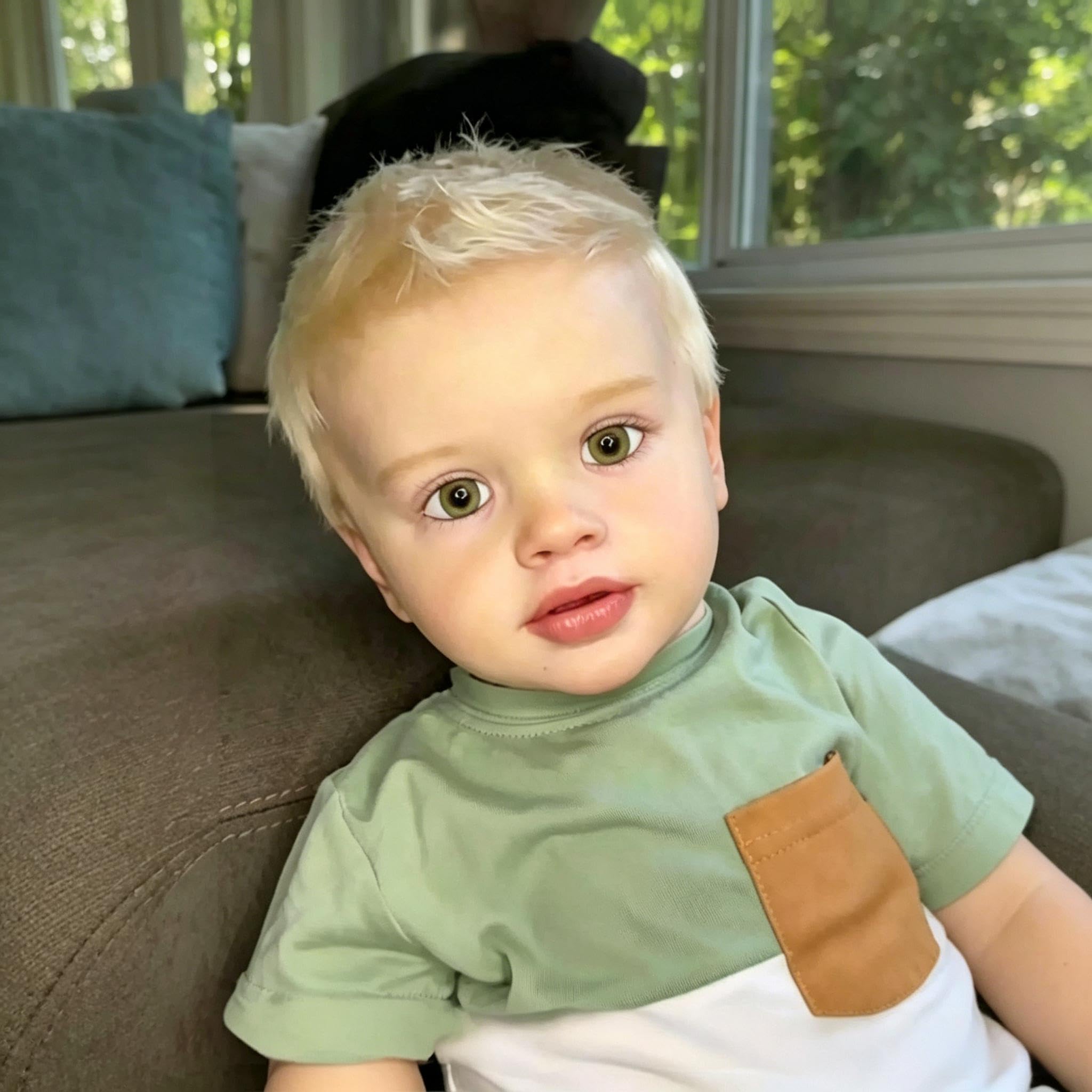 RXDOLL Bambole realistiche di grandi dimensioni per bambini reborn Boy 66 cm realistiche bambole reborn baby doll morbido vinile corpo vita reale bambino bambola capelli biondi per bambini giocattoli