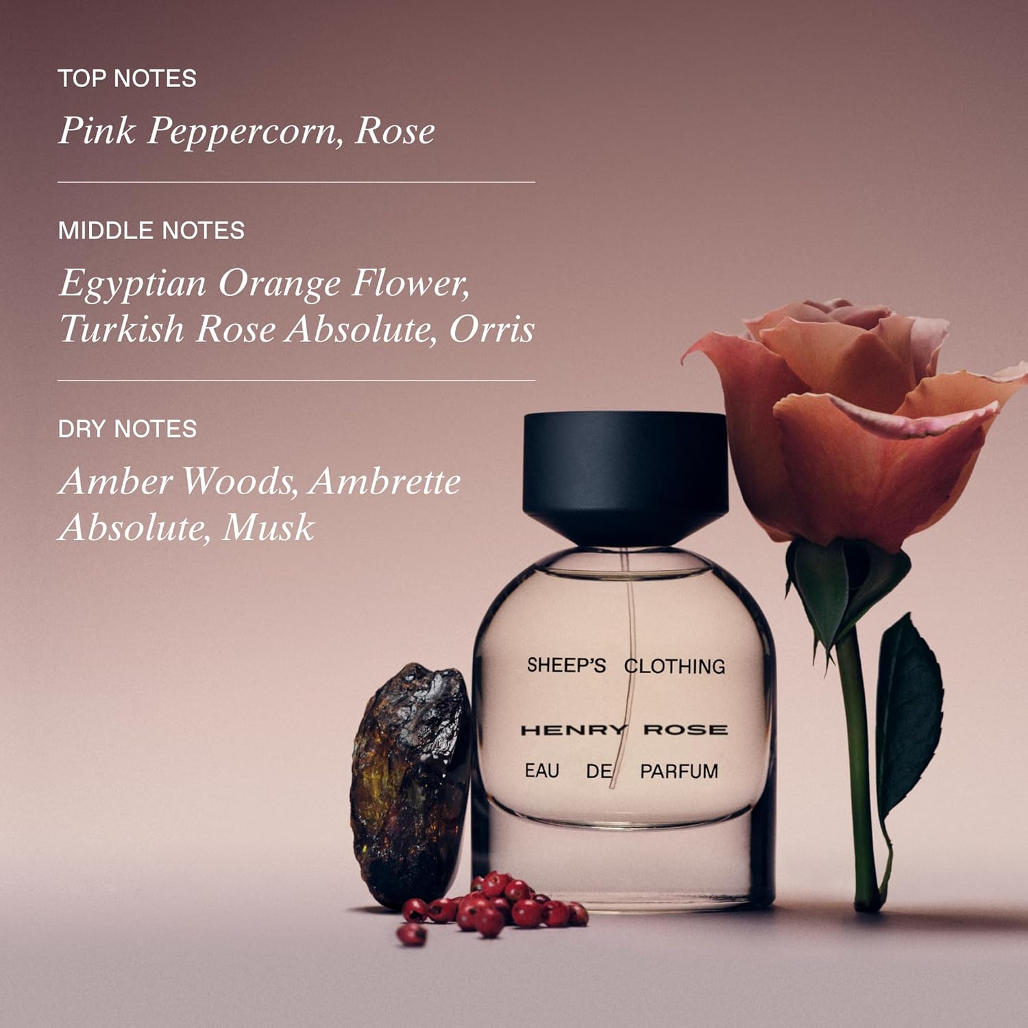 Henry Rose Perfumes for Women & Men - Gender-Inclusive, Woody & Floral Fragrance with Rose Absolute & Amber - EWG Verified, Cruelty-Free, Sustainable Packaging - Sheep's Clothing (1.7 fl oz) - Image 2