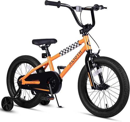 Miniatura 34 de BMX Style 12, 14, 16 pulgadas, ruedas de entrenamiento para niños, bicicleta de 20 pulgadas con soporte para niños y niñas de 2 a 14 años, posavasos