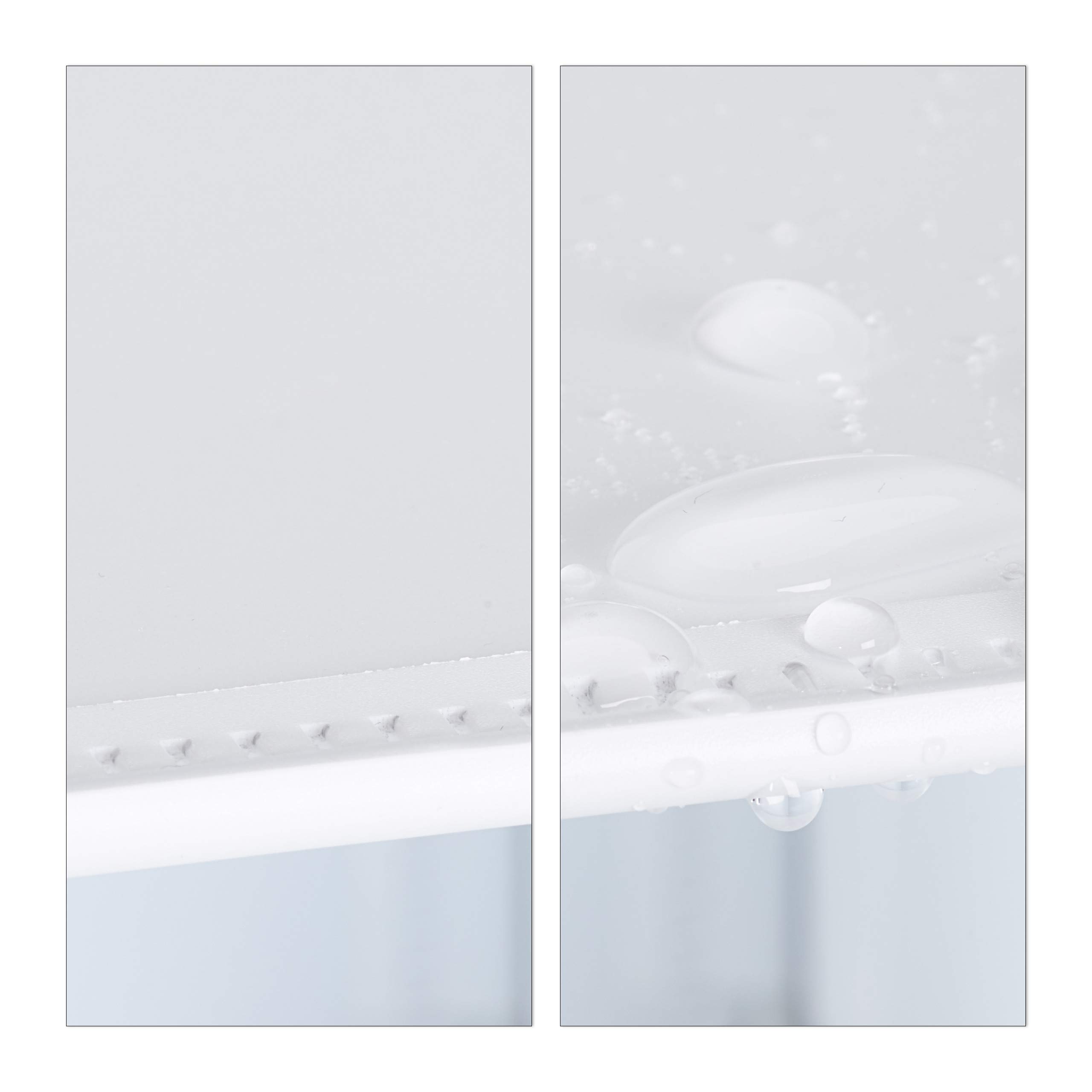 Relaxdays Estantería Modular con Puertas, Plástico, Transparente, 95x95x32 cm