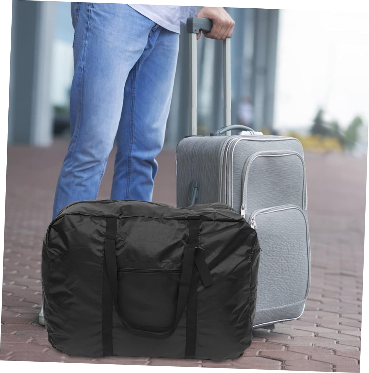 Portable Foldable Bike Pouch Carrying Bag for Electric and Mountain Easy to Organize and Store for Transporting Cars and Trains