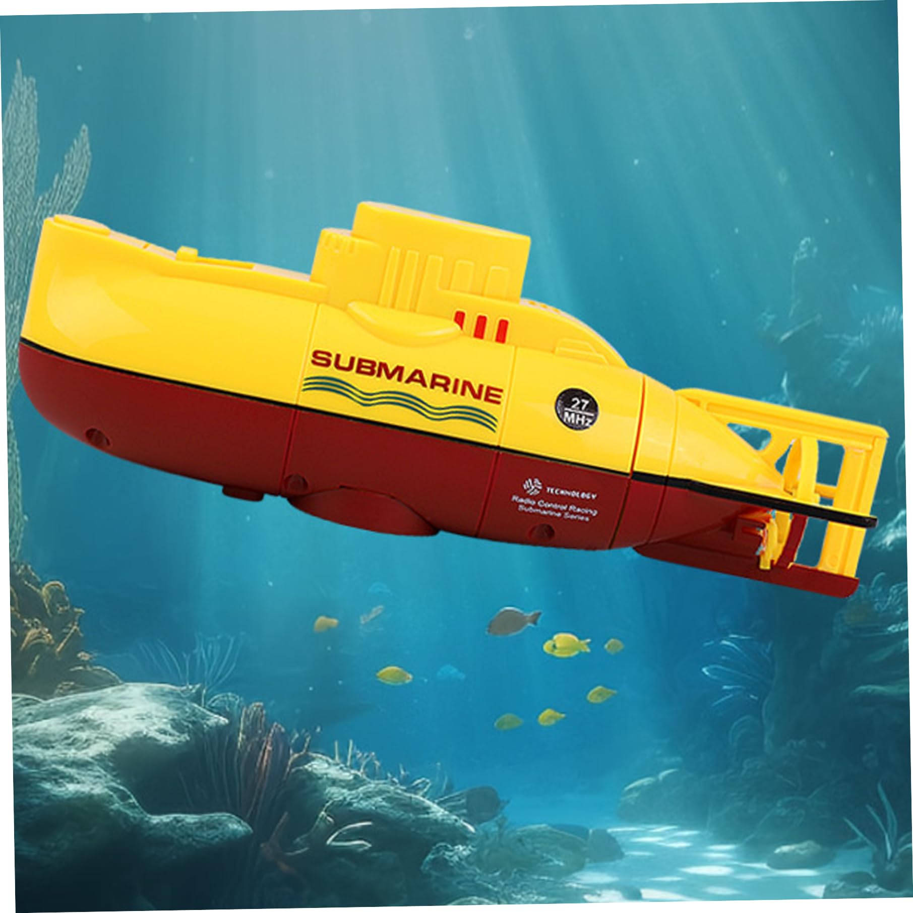 Sottomarino RC con telecomando impermeabile Sottomarino sommergibile a 6 canali Giocattolo USB ricaricabile autoraffreddante per bambini