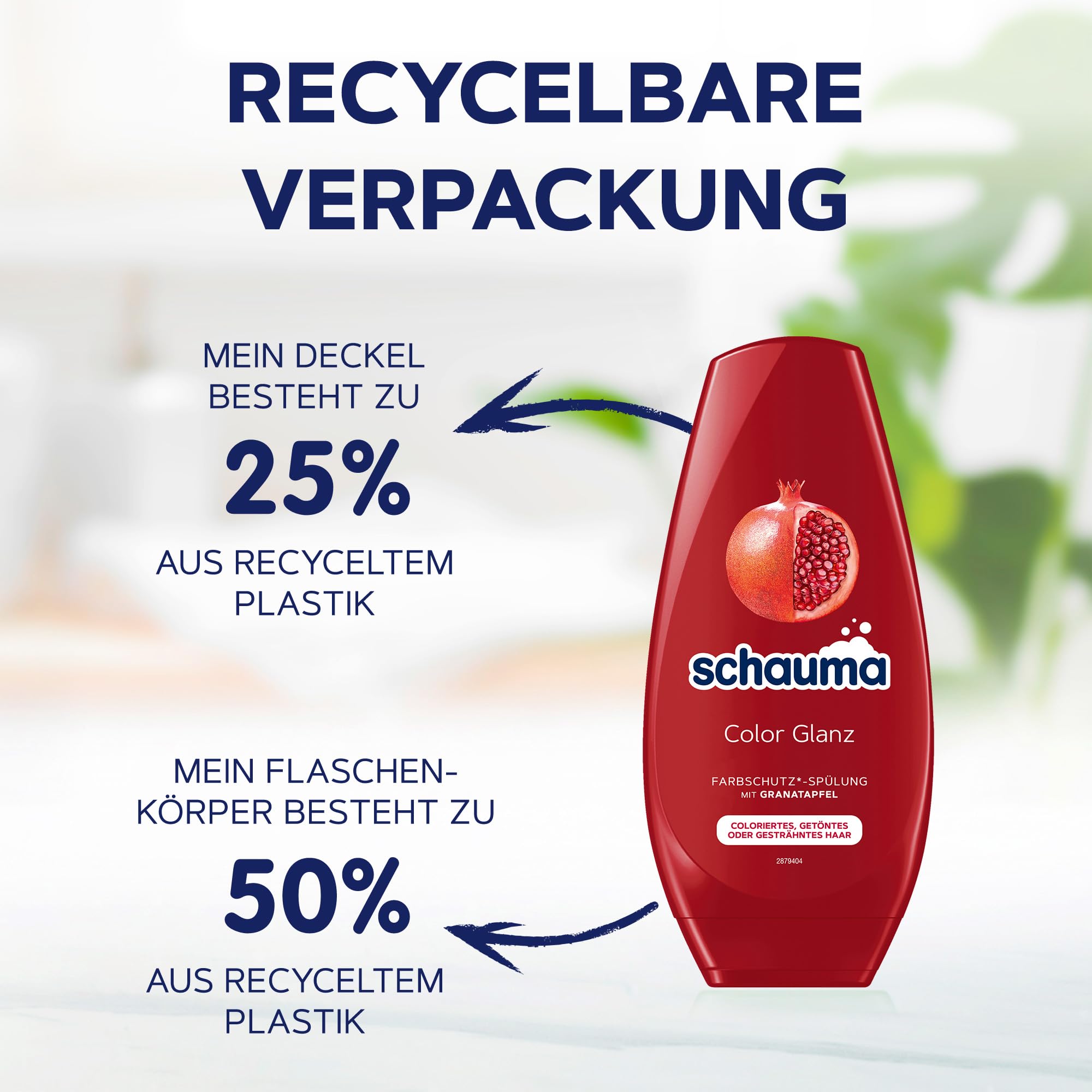 Schwarzkopf Schauma Farbschutz Spülung Color Glanz (12x 250 ml), Haarspülung für langanhaltenden Glanz bei coloriertem, getöntem oder gesträhntem Haar