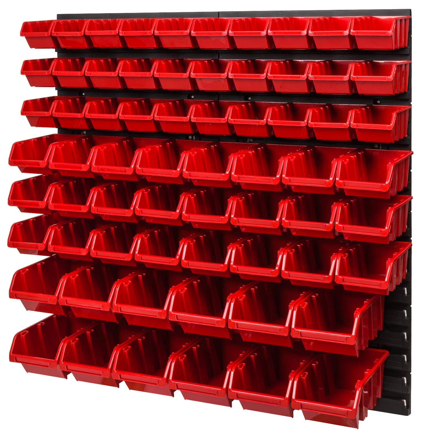Pafen Red Storage System, 780 X 772 Mm, Stacking Boxes, Wall Shelf, 66 Boxes,