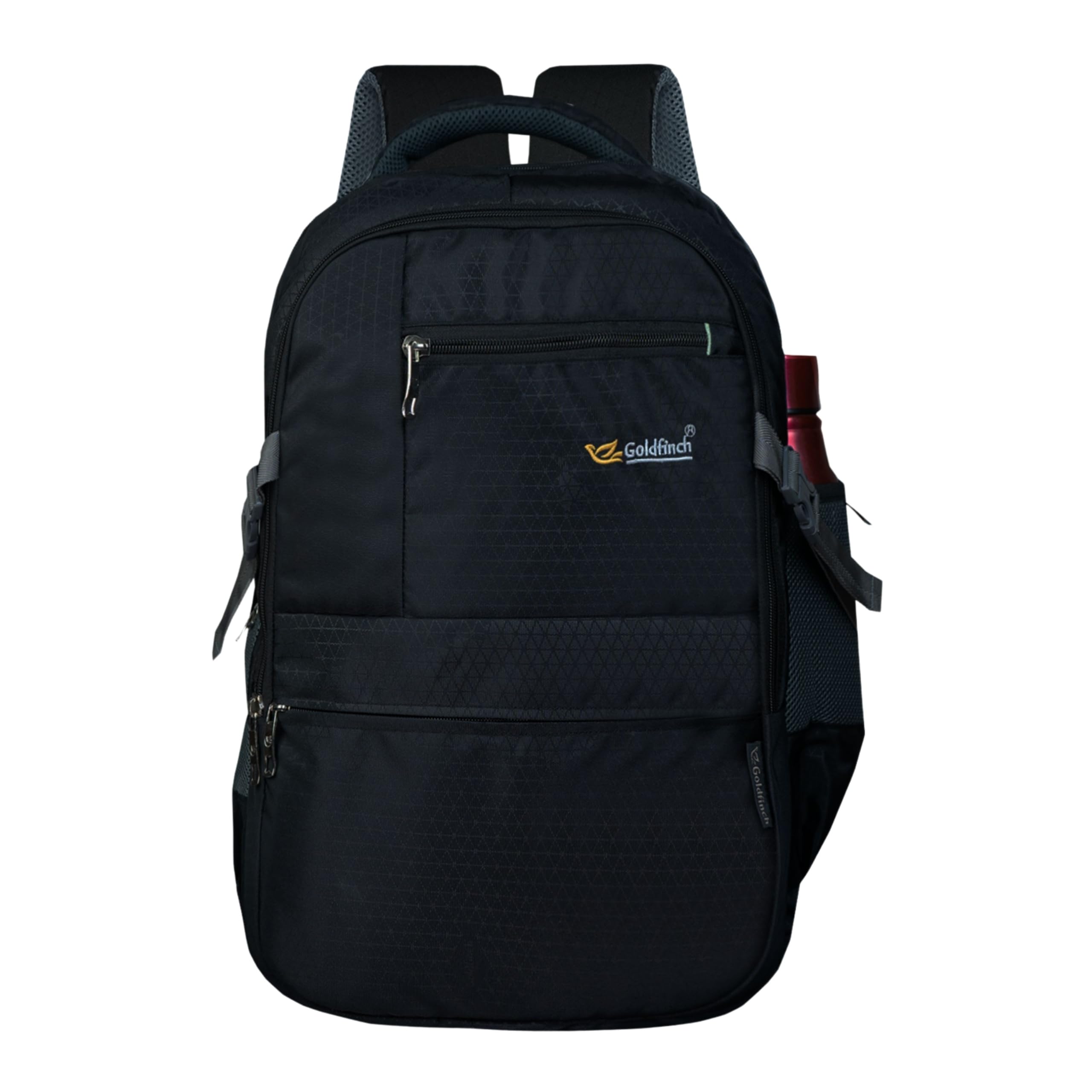 goldfinch 75L Travel Backpack Bag | Heavy Duty Trekking Hiking Water Resistant Travelling Bags with Front 2 Front Pockets, 3 Compartments, 2 Bottle Holders & Adjustable Clip Single Organizer, Unisex-picture-15