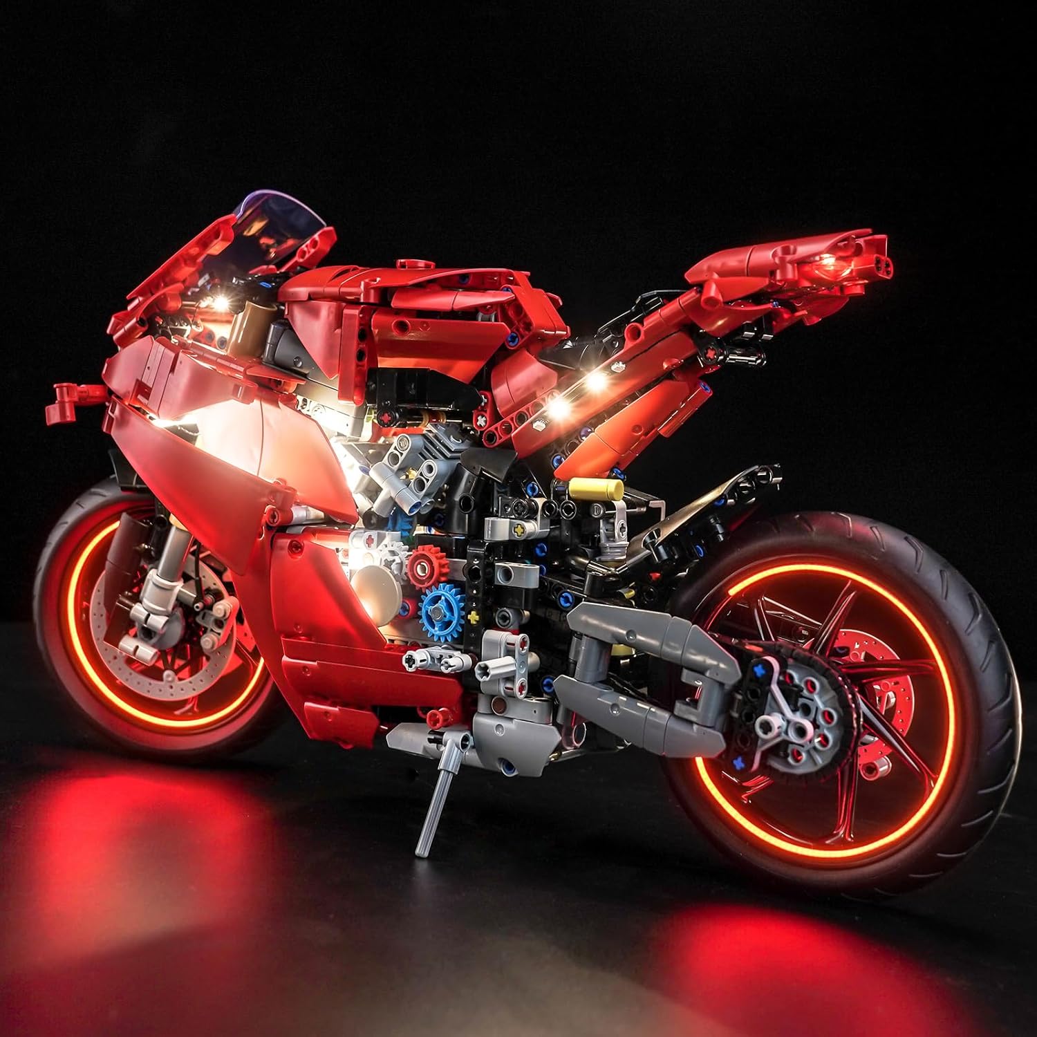 LED Lighting Compatible with Lego Ducati Panigale V4 S Motorcycle, Light Kit Compatible with Lego 42202 Ducati Panigale V4 S Motorcycle, NOT Included The Model Set (Standard Version)