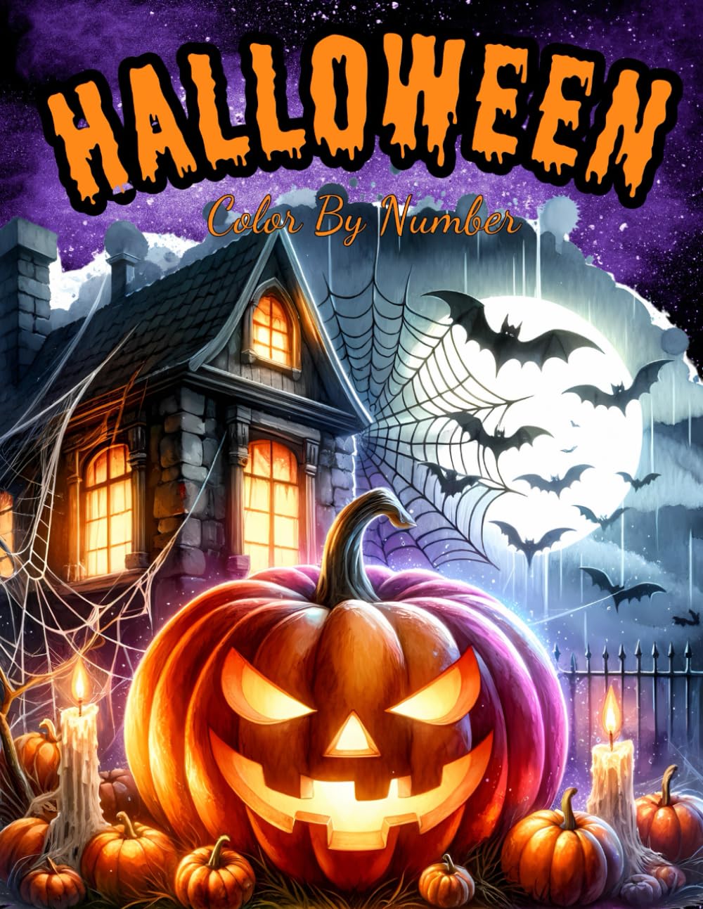 Halloween Color By Number: Color By Numbers Coloring Book For Adults (Color by Number Coloring Books For Adults)