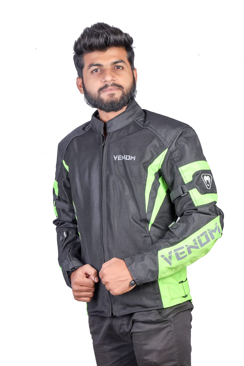 Venom Burnout All-Season Mesh Motorcycle Riding Jacket Level 2