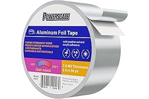 Aluminum Foil Tape with Heat Resistance: 3.9 mil x 150 ft