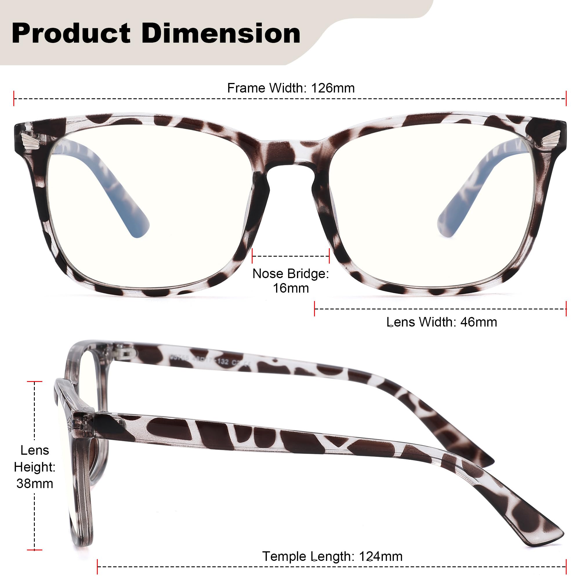 Paquete de 2 gafas de bloqueo de luz azul para niños irrompibles para pantalla de ordenador para niños y niñas, paquete de 2 (rosa transparente + leopardo)