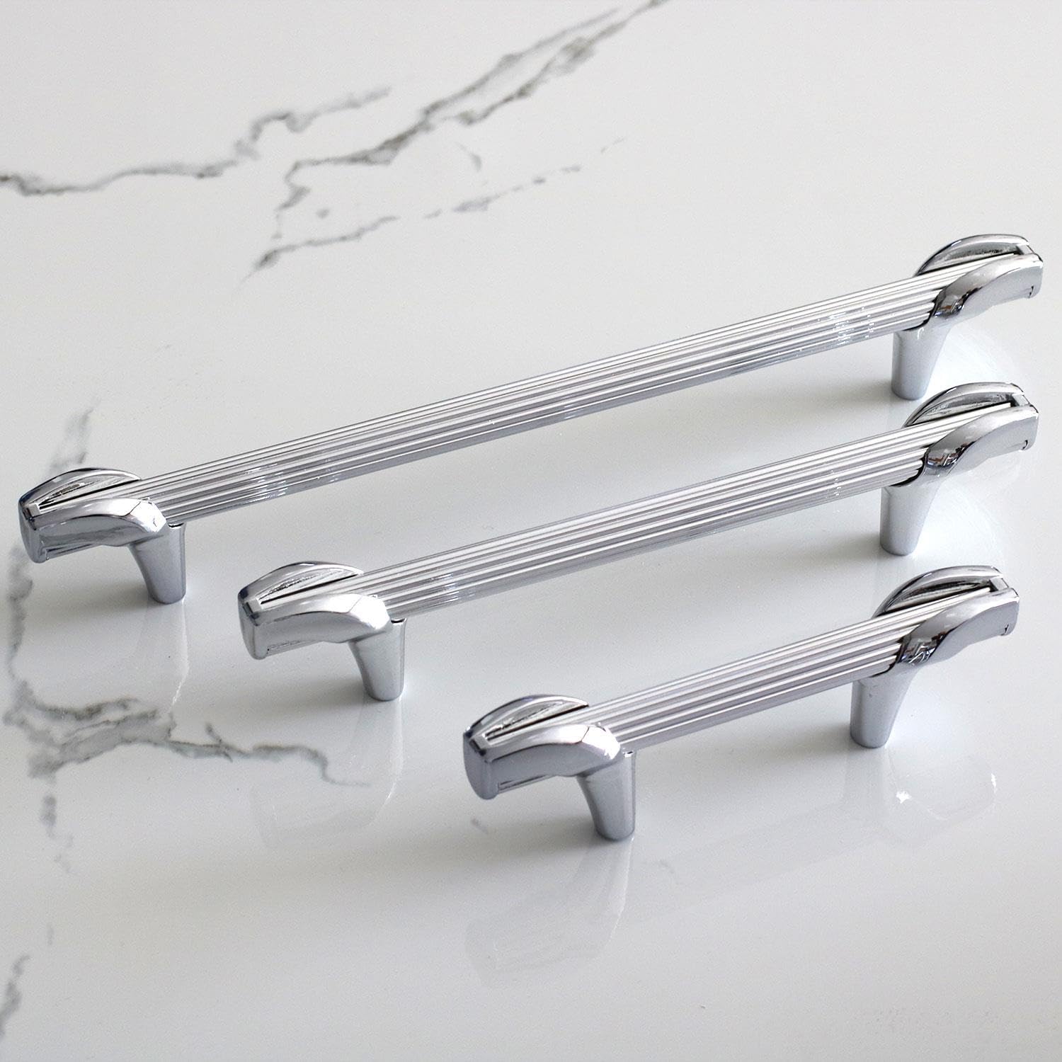 Duru 128 mm Metal Kulp Mobilya Mutfak Dolabı Kulpları Çekmece Dolap Kapak Kulbu Kulpu Krom Renk