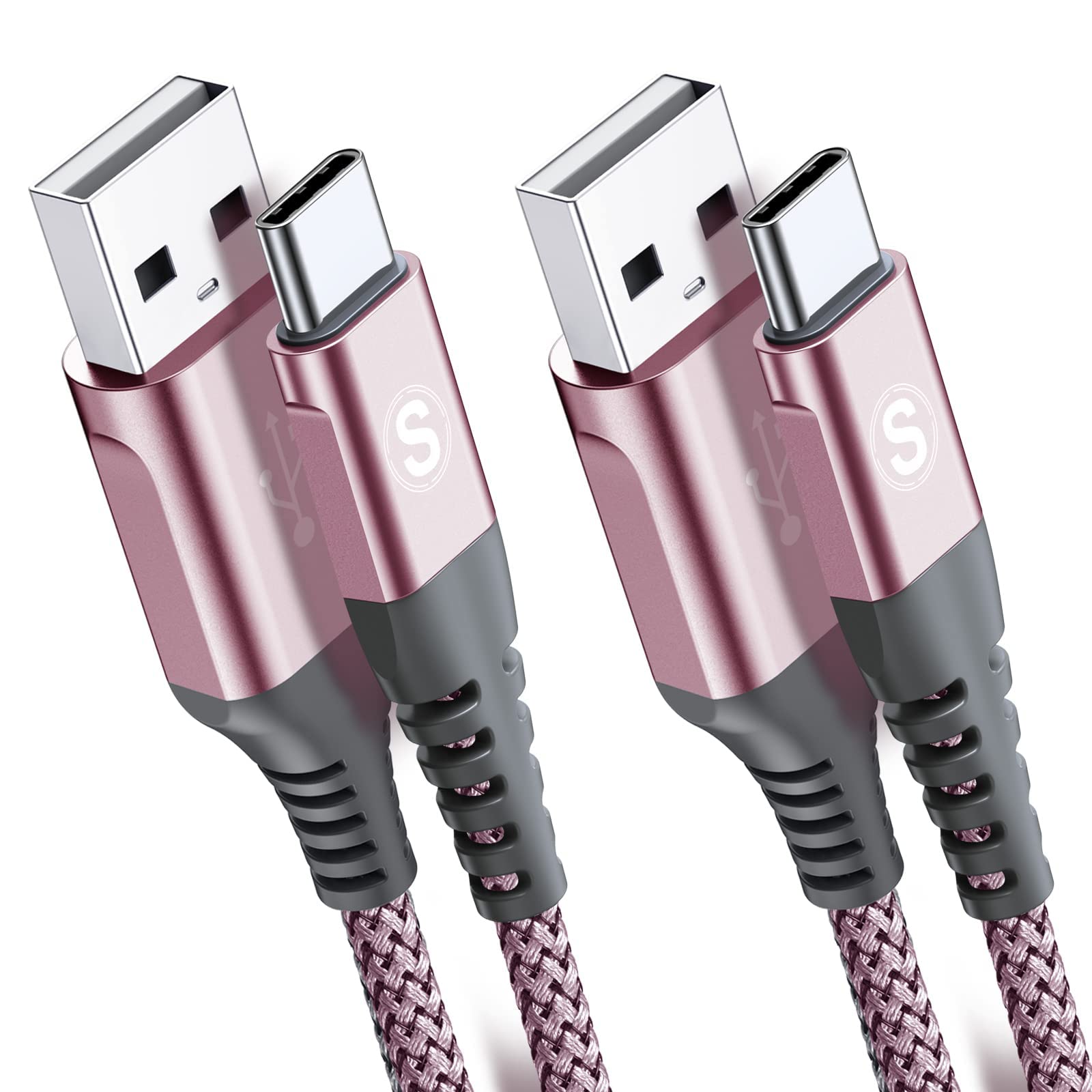 Cavo USB C [2 Pezzi, 2m+3m] Cavo Tipo C Ricarica Rapida per iphone 17 16 15 Plus Pro Max,Samsung Galaxy S26/S25/S24/S23/S22/S21/S20,So ny,Xiaomi,Hua wei,Google Pixel e altri dispositivi Android USB-C