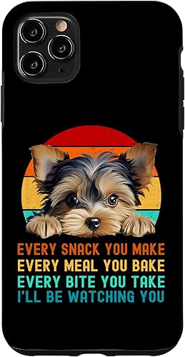 Miniatura 1 de Funda para iPhone 11 Pro Max Funny Yorkshire Terrier Yorkie Dog Presents y App